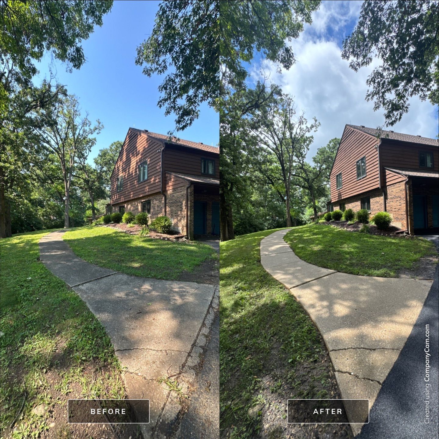 Project in Woodstock by Simmons Power & Soft Washing