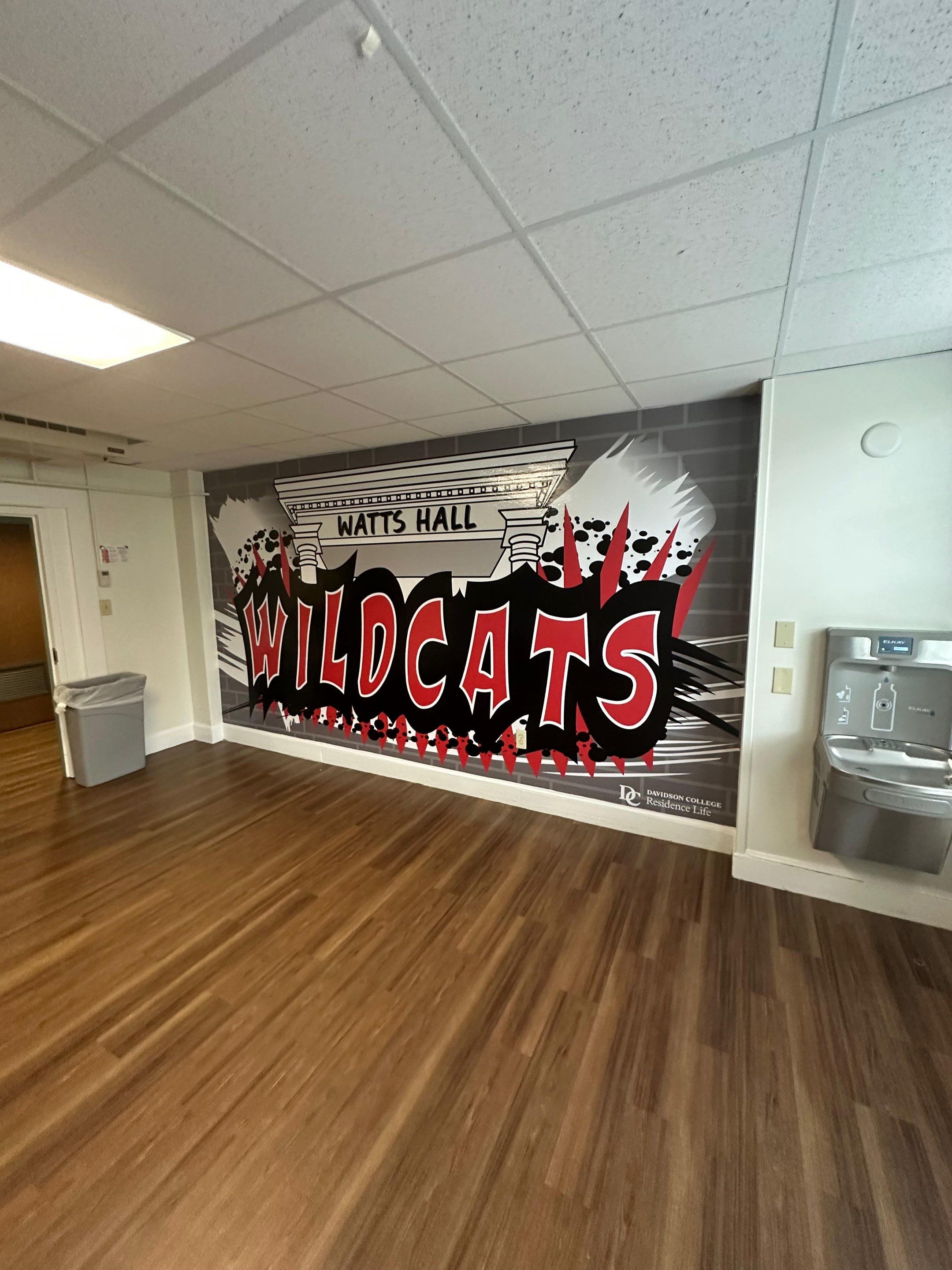 Davidson College - Interior Wall Graphic Installation by QC Signs and Graphics