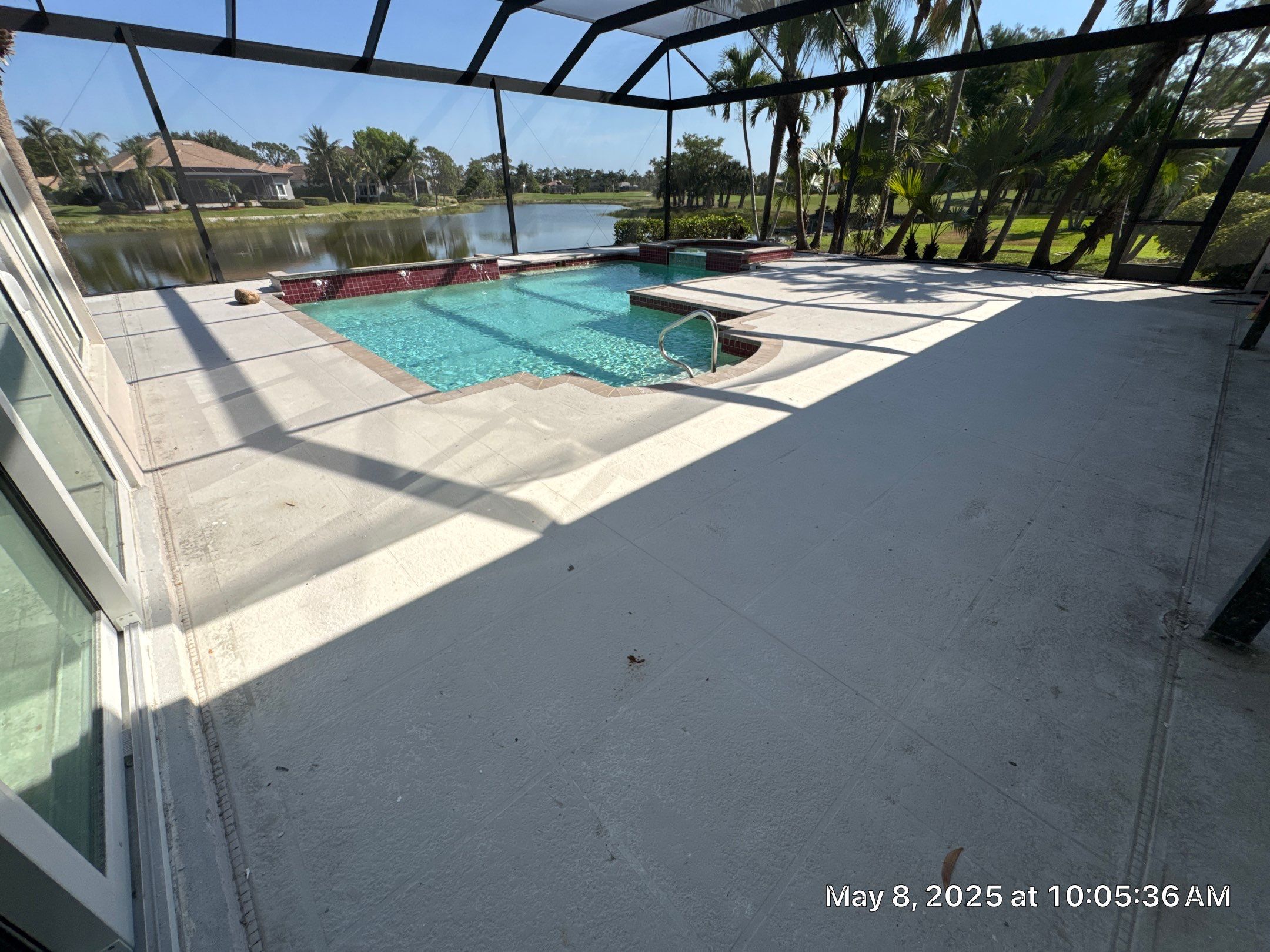 Pool Renovation/Porcelain pavers/Wild Cat Run by Old Town Pavers Llc