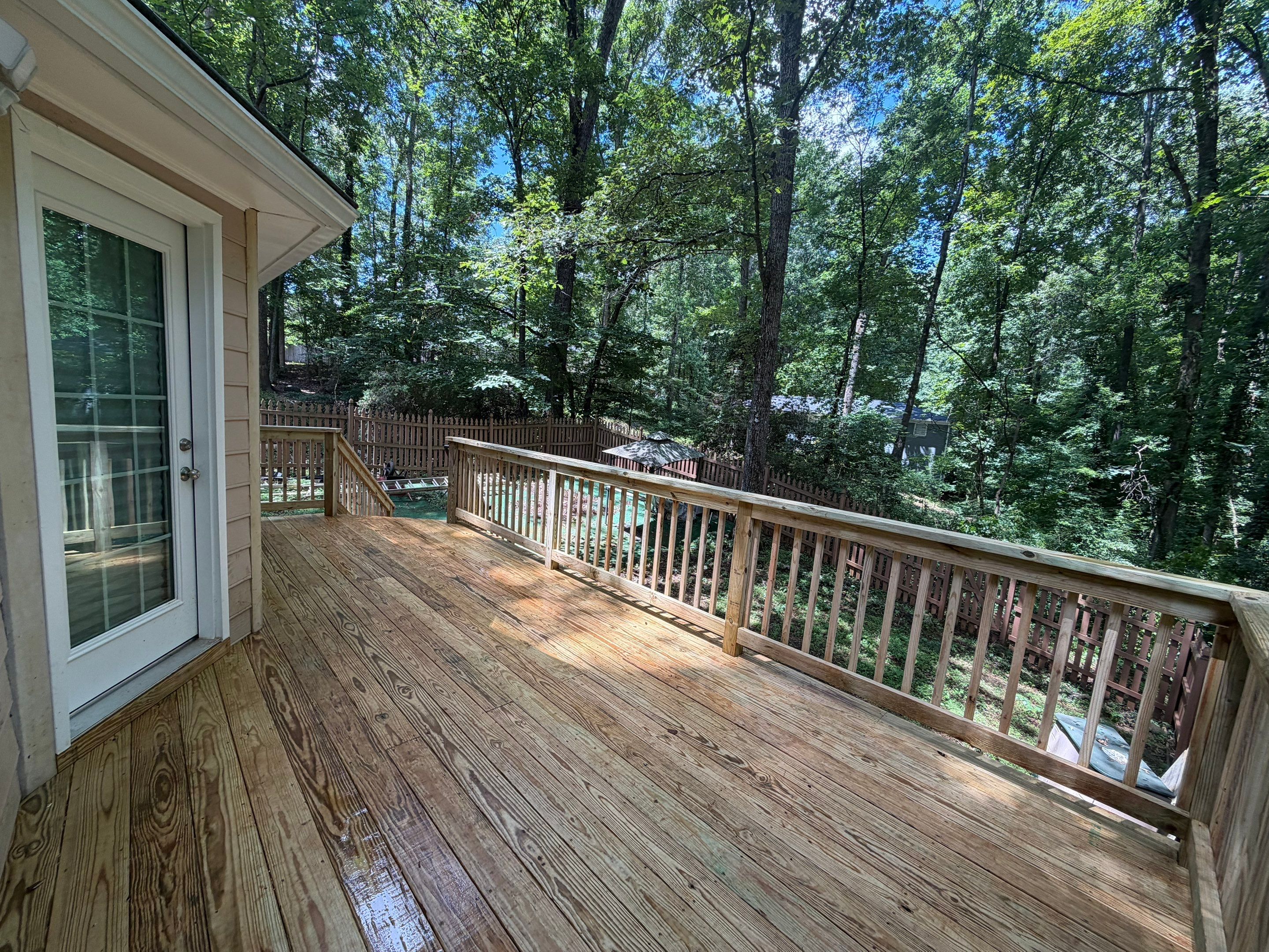 Marietta Deck Replacement with Pressure-Treated Wood and New Stairs by Swift Home Renovations