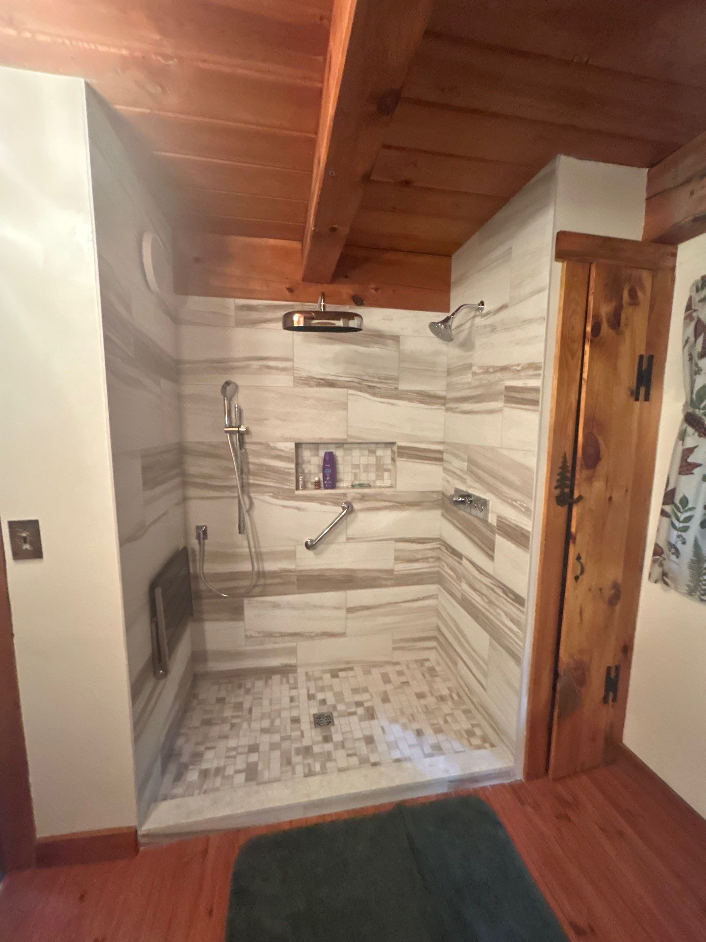 Bathroom Remodel using Alumax Shower by Cheshire Glass Company