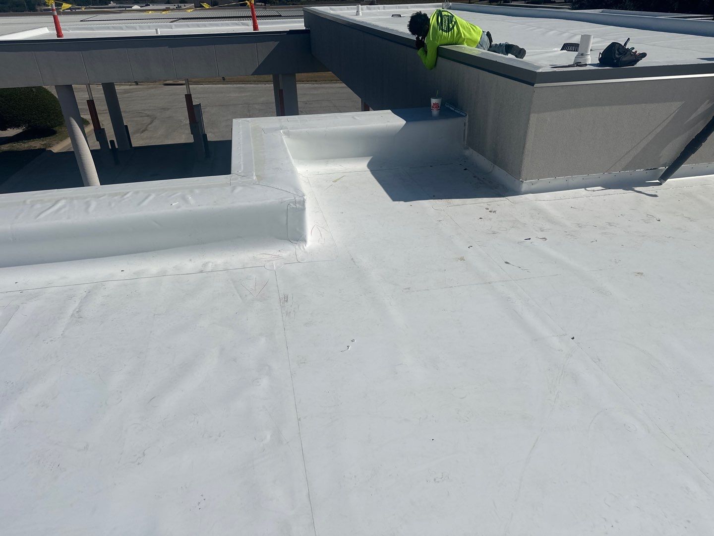 Temple TX — Commercial TPO Re-Roof by ROAM Roof & Solar