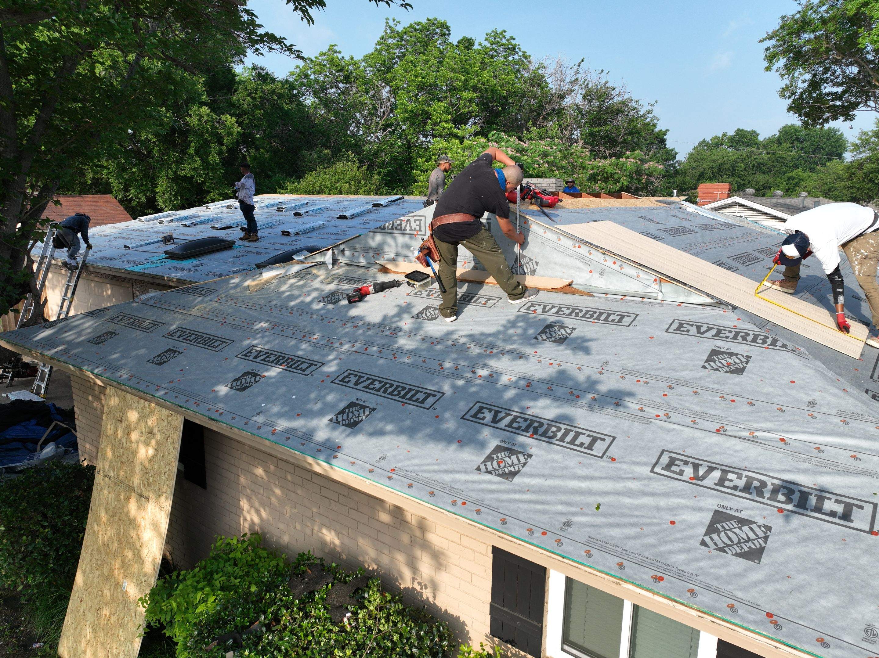 Residential Roofing Installation using IKO Dynasty Class 3 Shingles by Becker Roofing and Exteriors