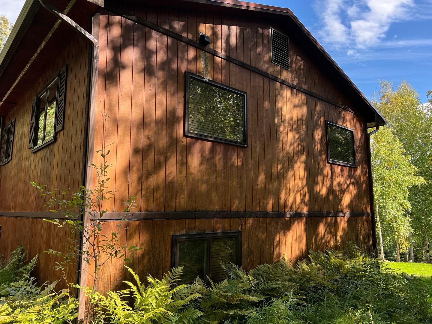 Exterior Wood Staining & Painting by Midnight Sun Painting