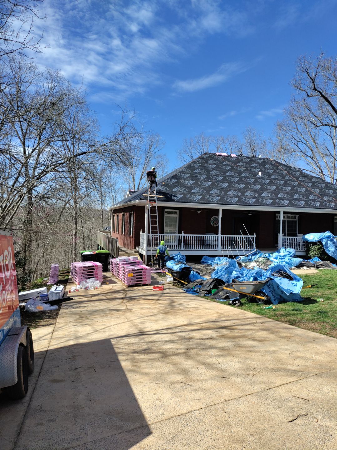 Residential Roofing Installation using Owens Corning by Inspector Roofing and Restoration