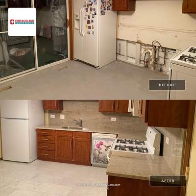 Kitchen Water Damage/Reconstruction