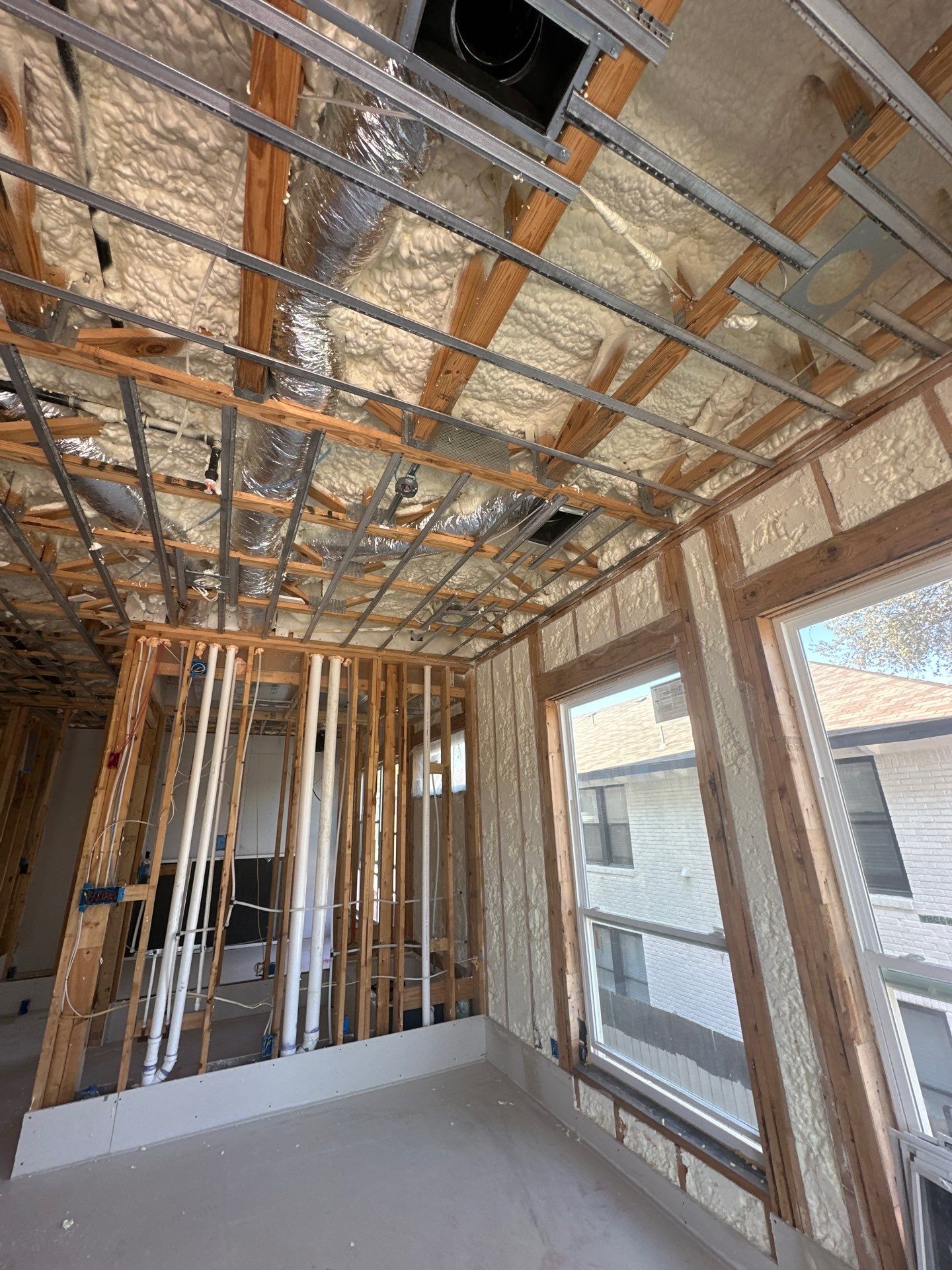 🏢 Full Foam Envelope on This Dallas Multi-Family Build by Apex Insulation Solutions