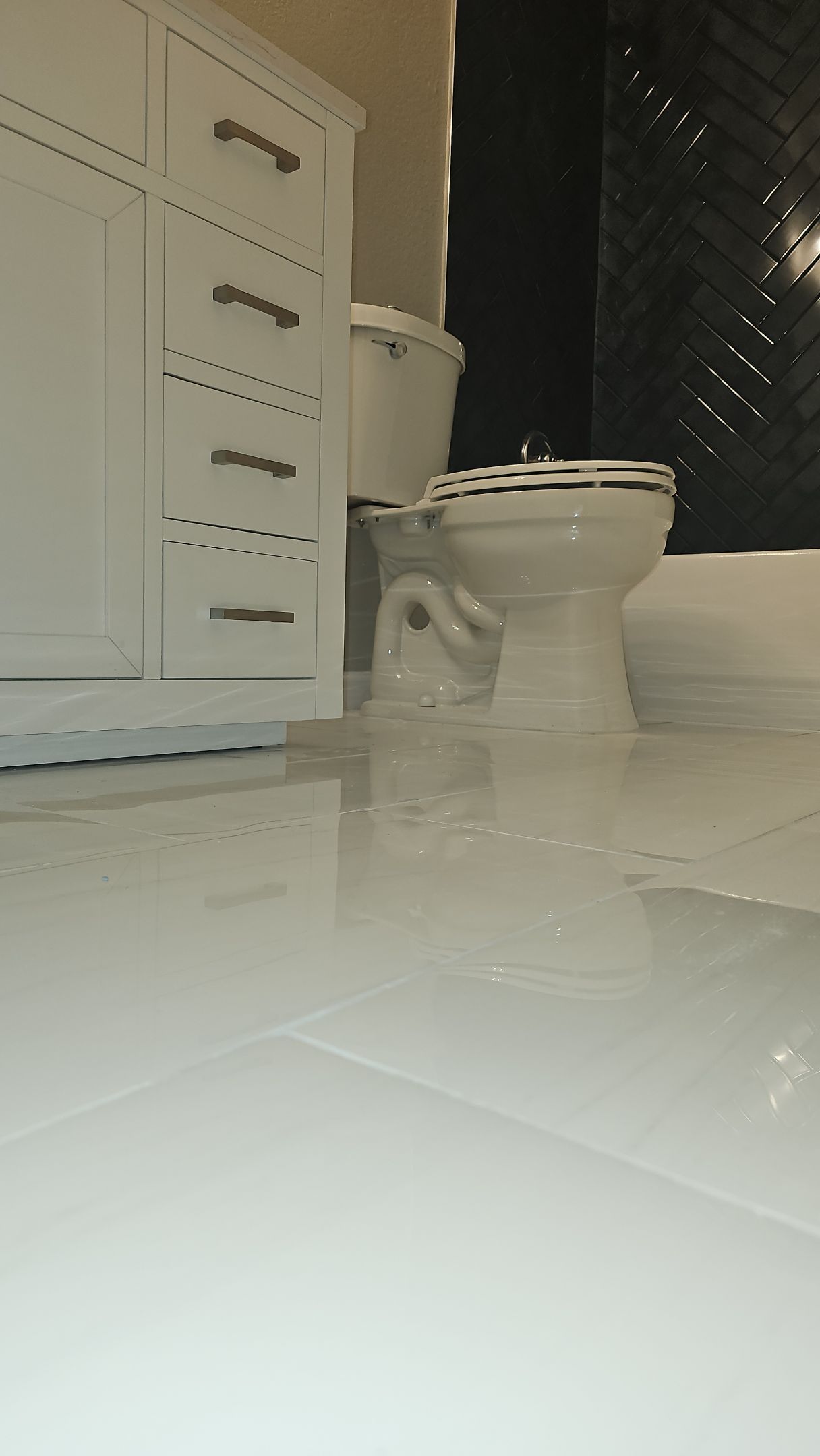 Bathroom remodel by Novastar Construction 