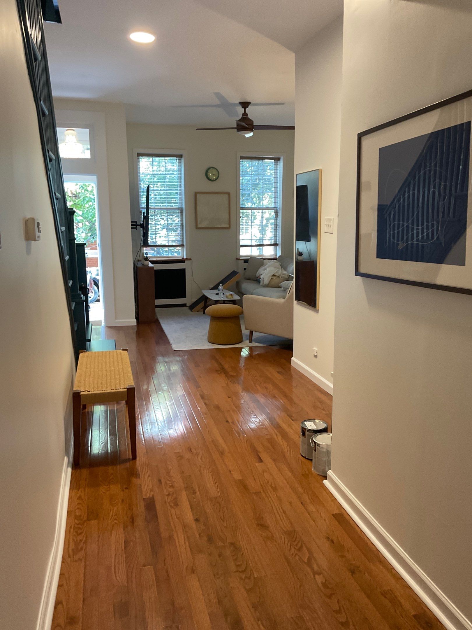 Living Room Transformation in South Philadelphia by Groovy Hues