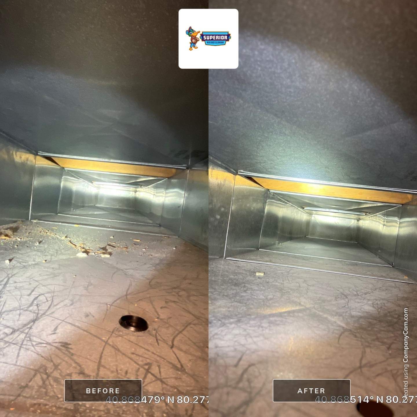 Air Duct Cleaning With a Vacuum Truck in Ellwood City, PA by Superior Air Duct Cleaning