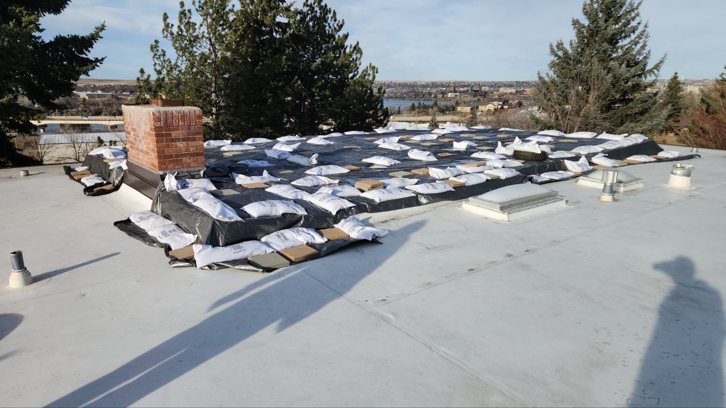 Project in Great Falls by KQC Roofing
