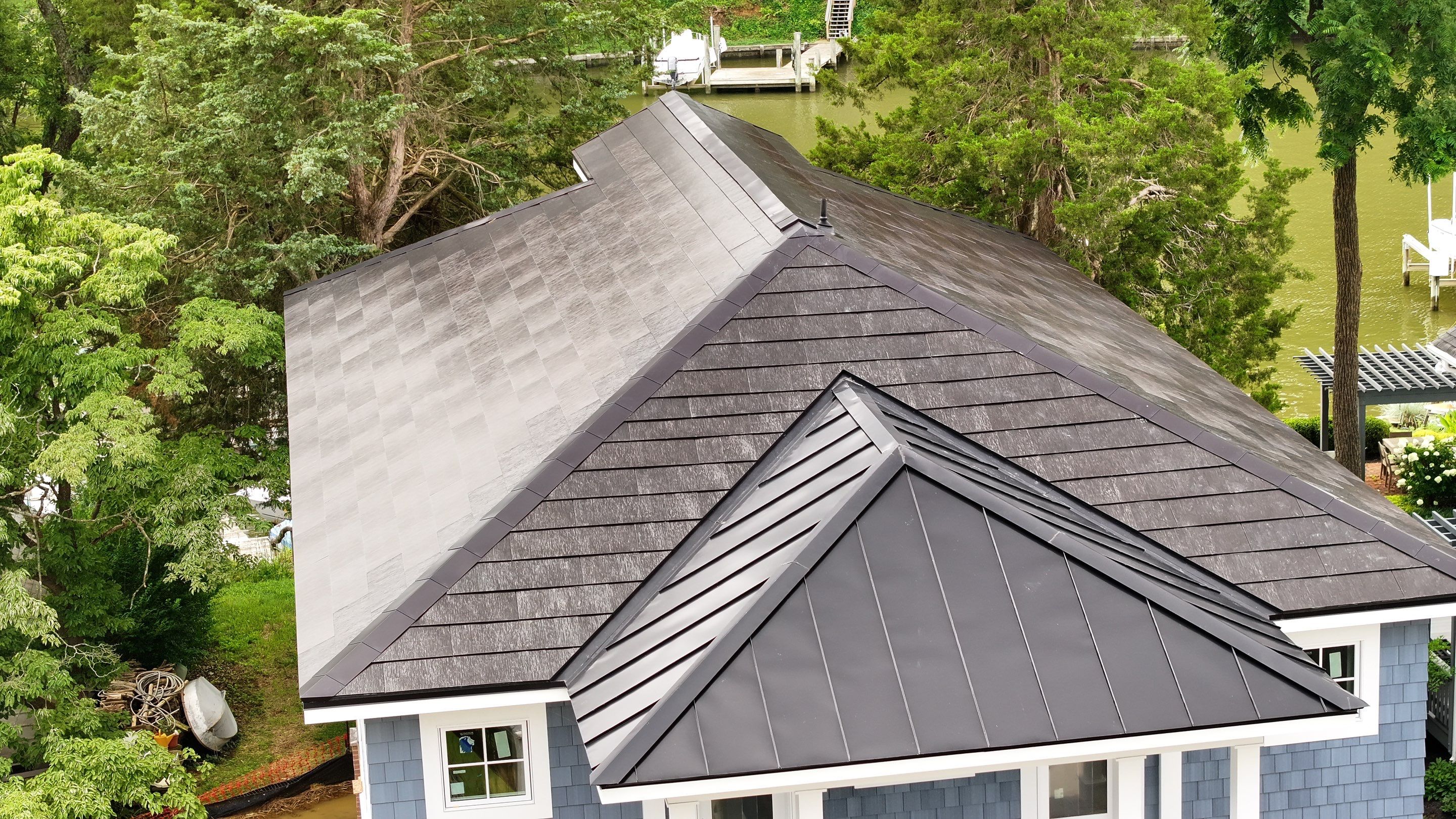 Tesla Solar Roof & Powerwall in Annapolis MD by American Home Contractors