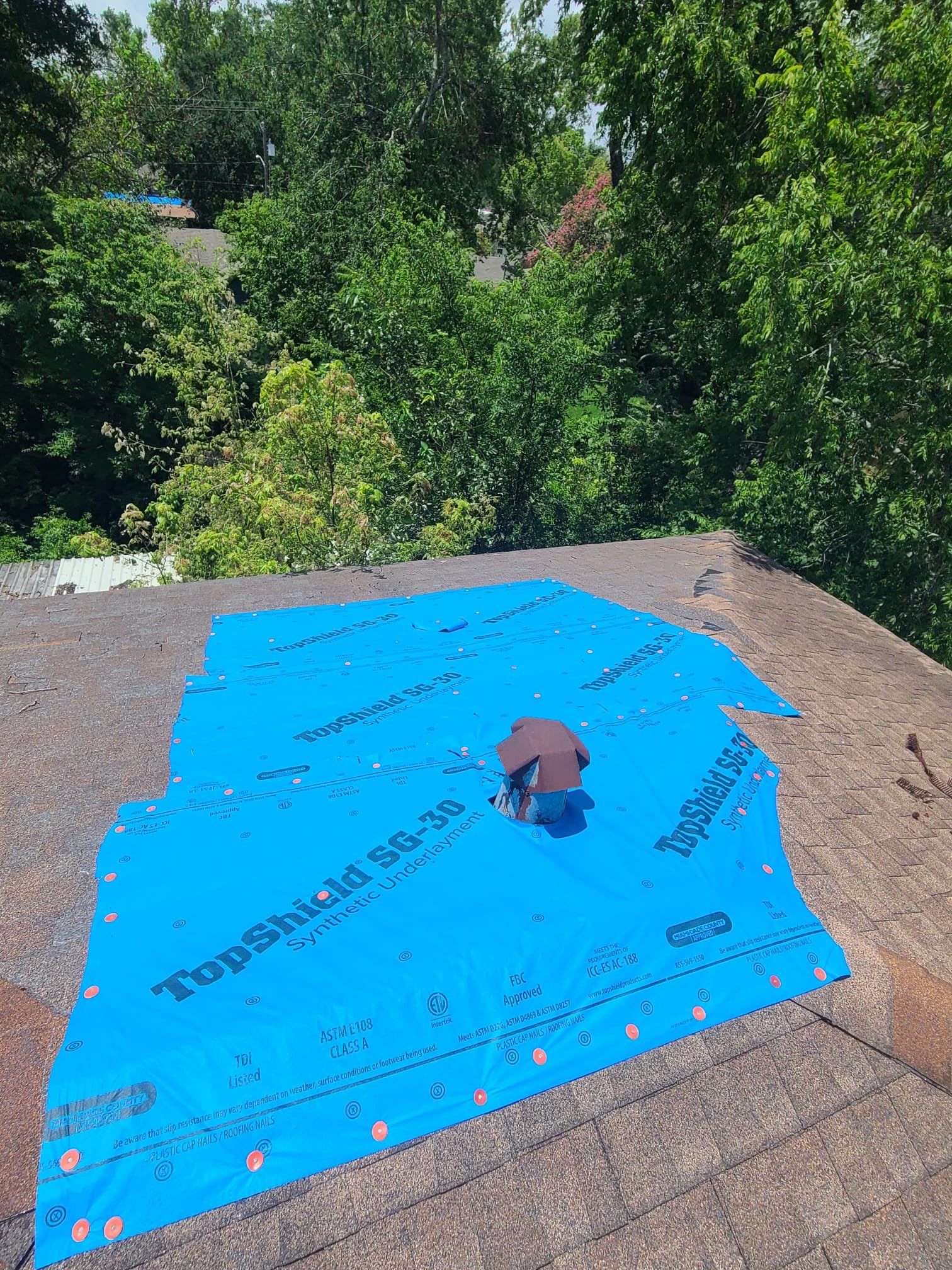Residential Roofing Repair using tile by Roof Repair Company