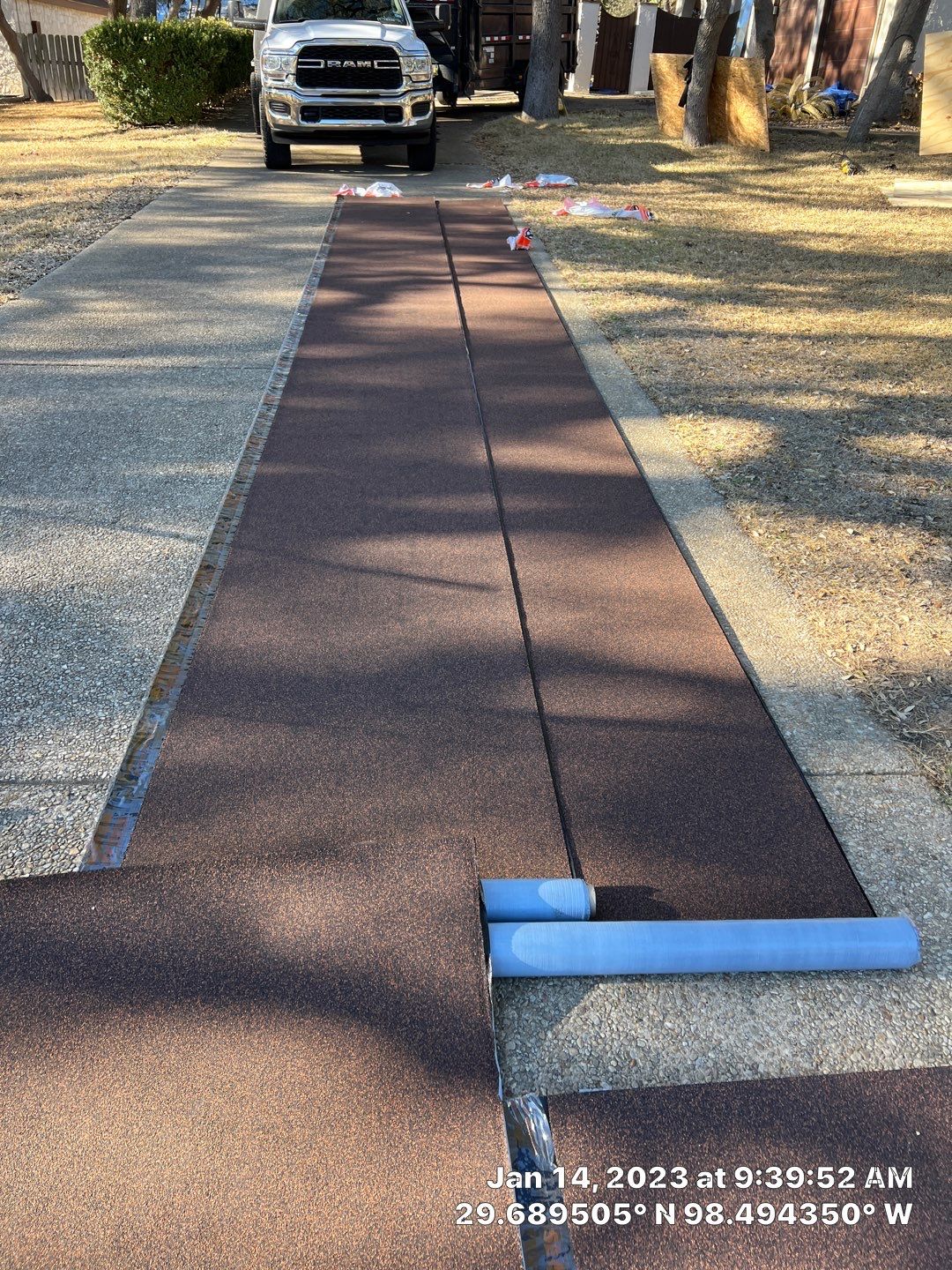 Residential Flat Roof Replacement using Mulehide Modified Bitumen Roofing by Premier Roofing and Contracting
