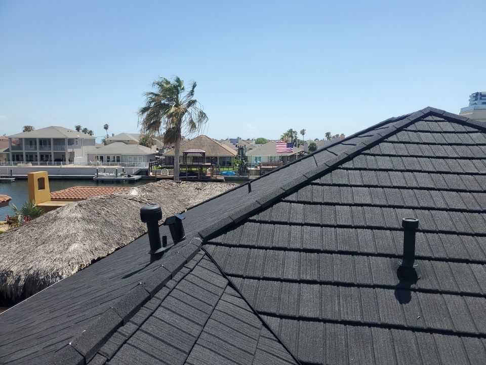 Residential Roofing Installation using Tilcor Stone Coated Steel Roofing by Lighthouse Roofing