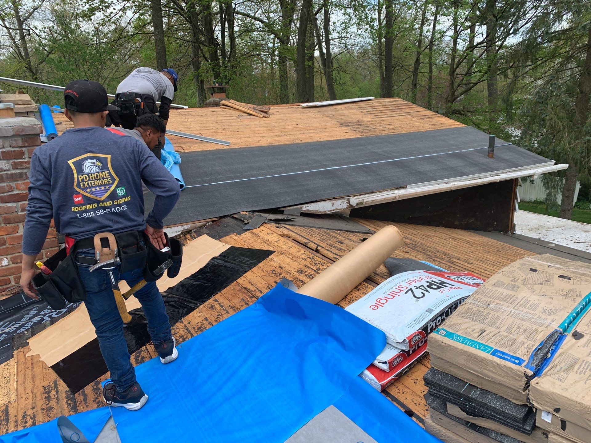 Roof Replacement using CertainTeed Landmark by 180 Contractors