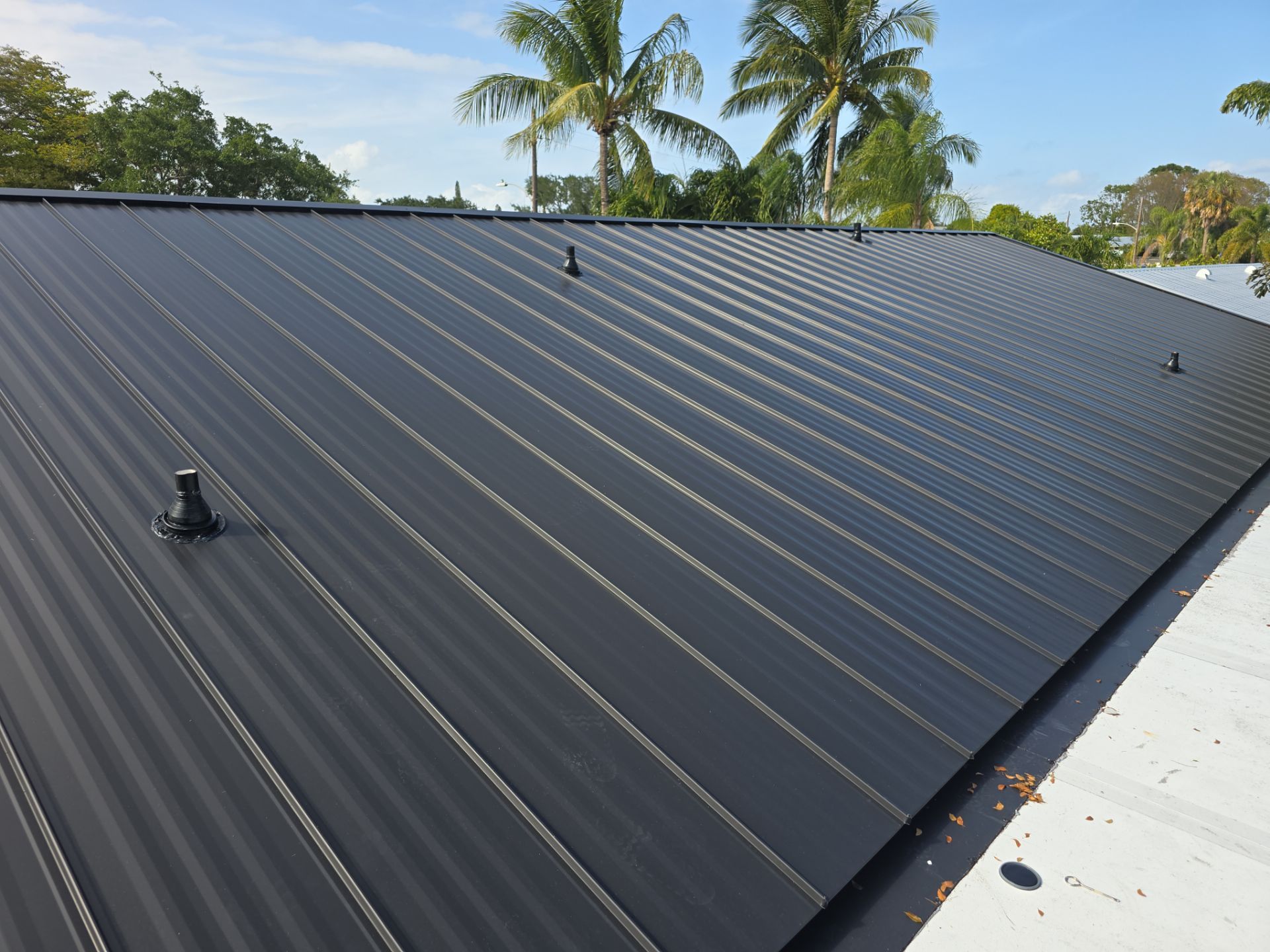 Kynar (Color Coated) Standing Seam Metal Roof Replacement by Sailfish Roofing