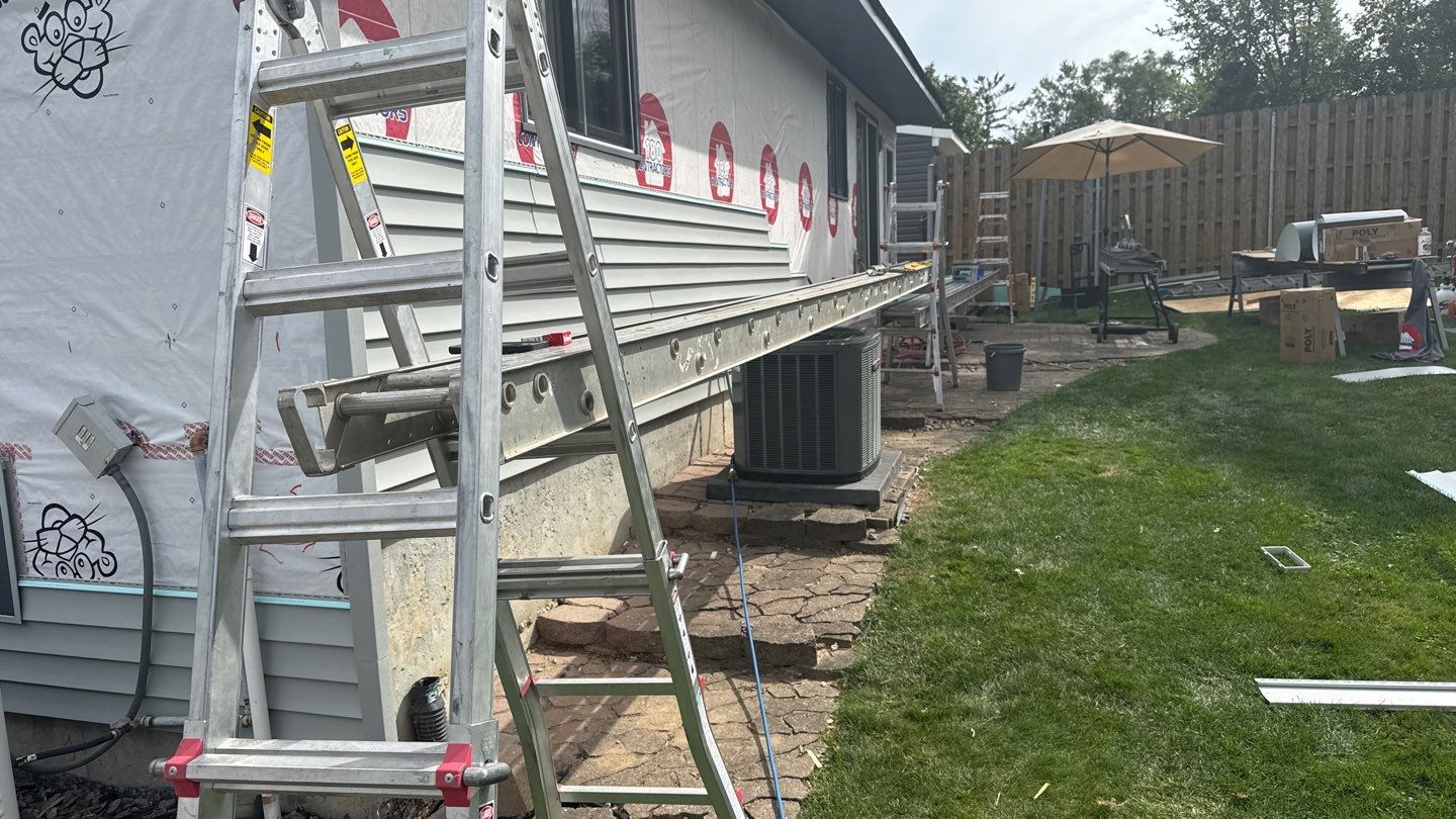 Siding Replacement using Alside Charter Oak D4.5" Cape Cod Grey by 180 Contractors