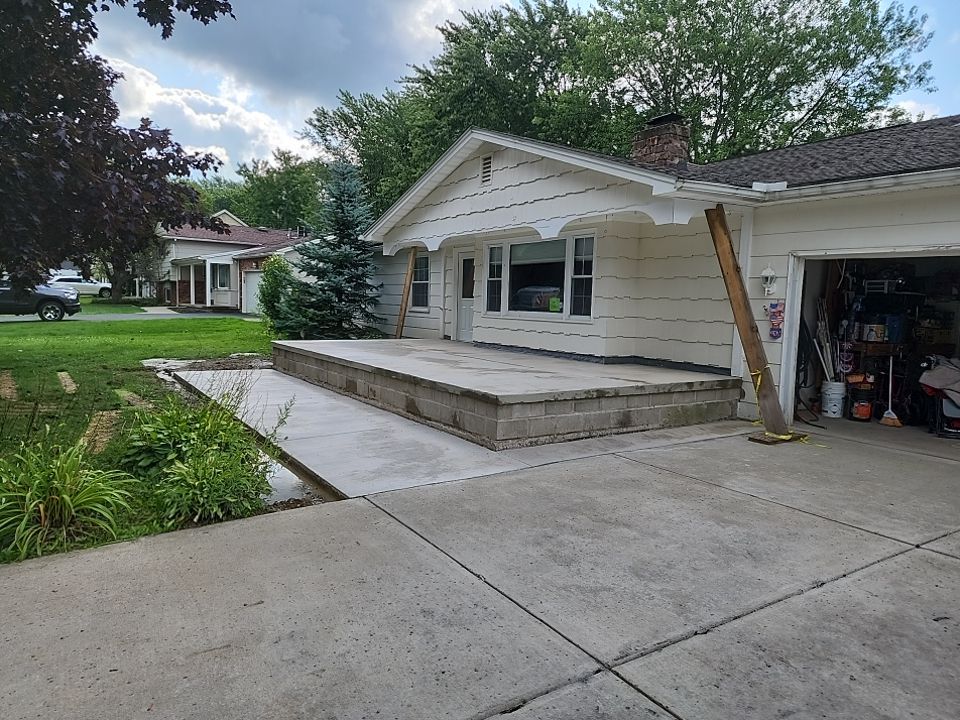 Porch and Concrete by Ivy Lea Construction