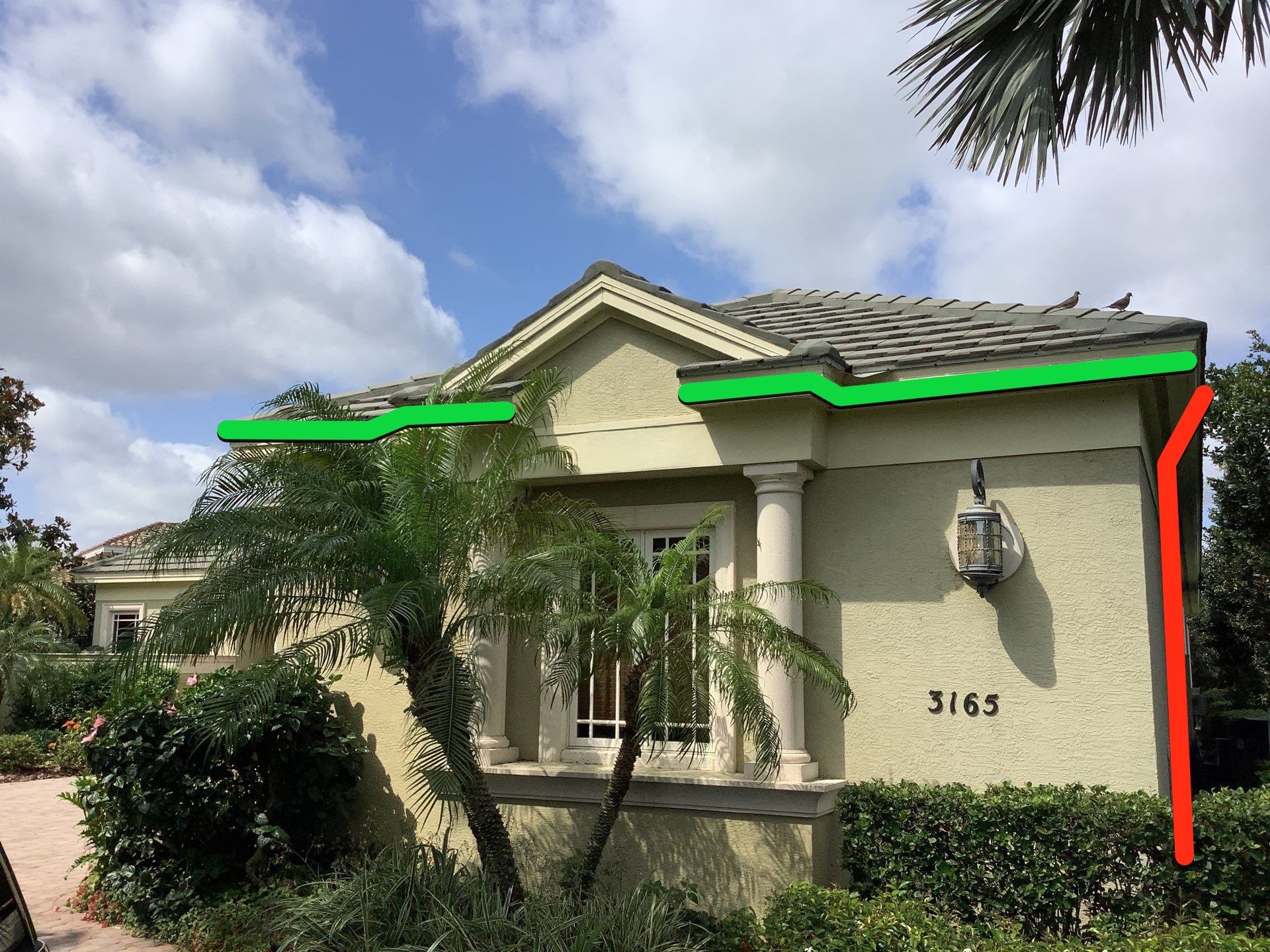 Gutter Project 7 inch seamless gutters using Cameo Gutters in Sarasota FL by Gutter Professors
