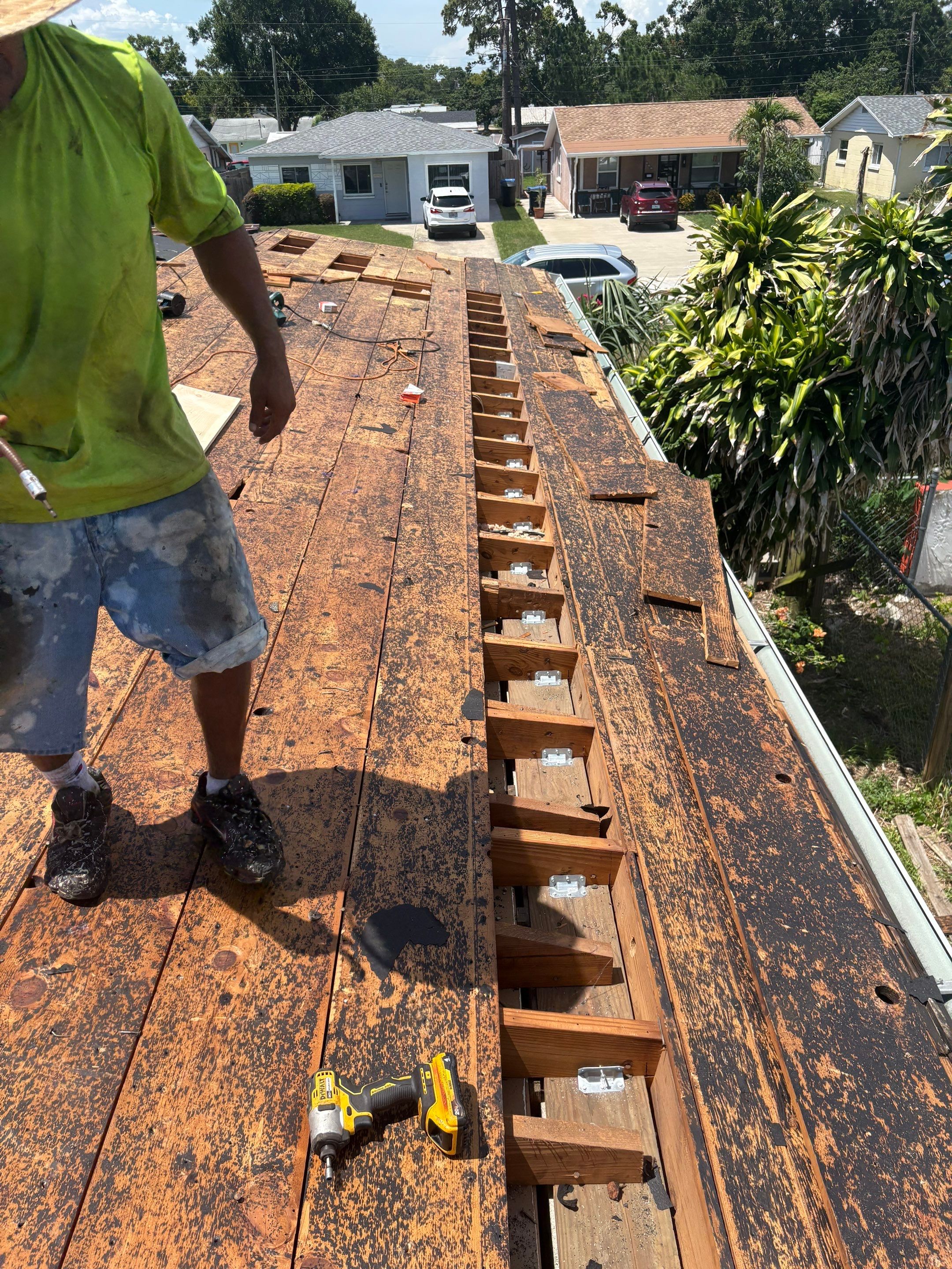Project in St. Petersburg 33713 by Mitchell Roofing Company LLC 