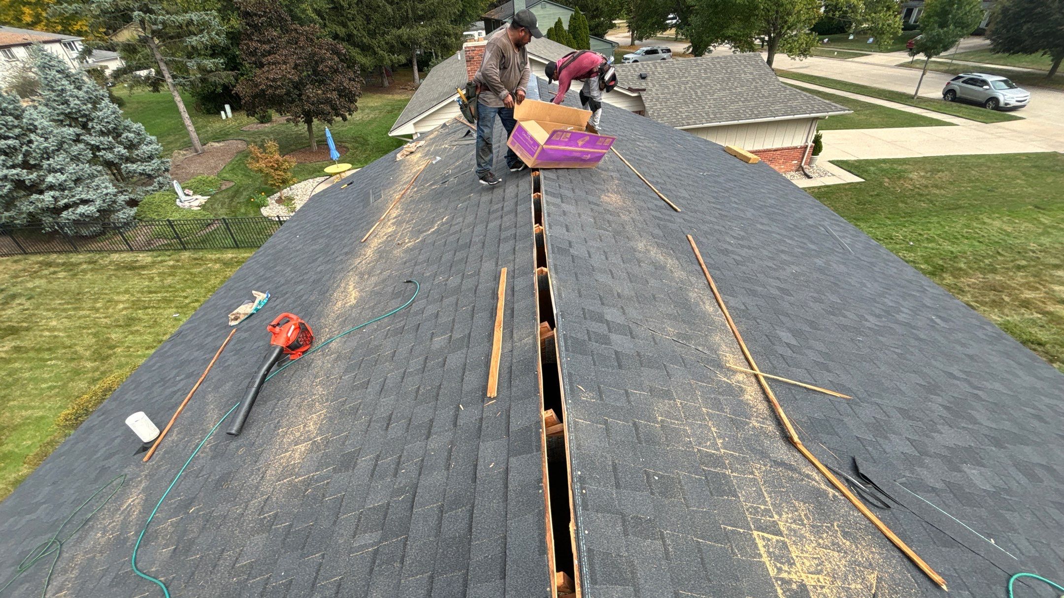 Roof Replacement using CertainTeed Landmark by 180 Contractors