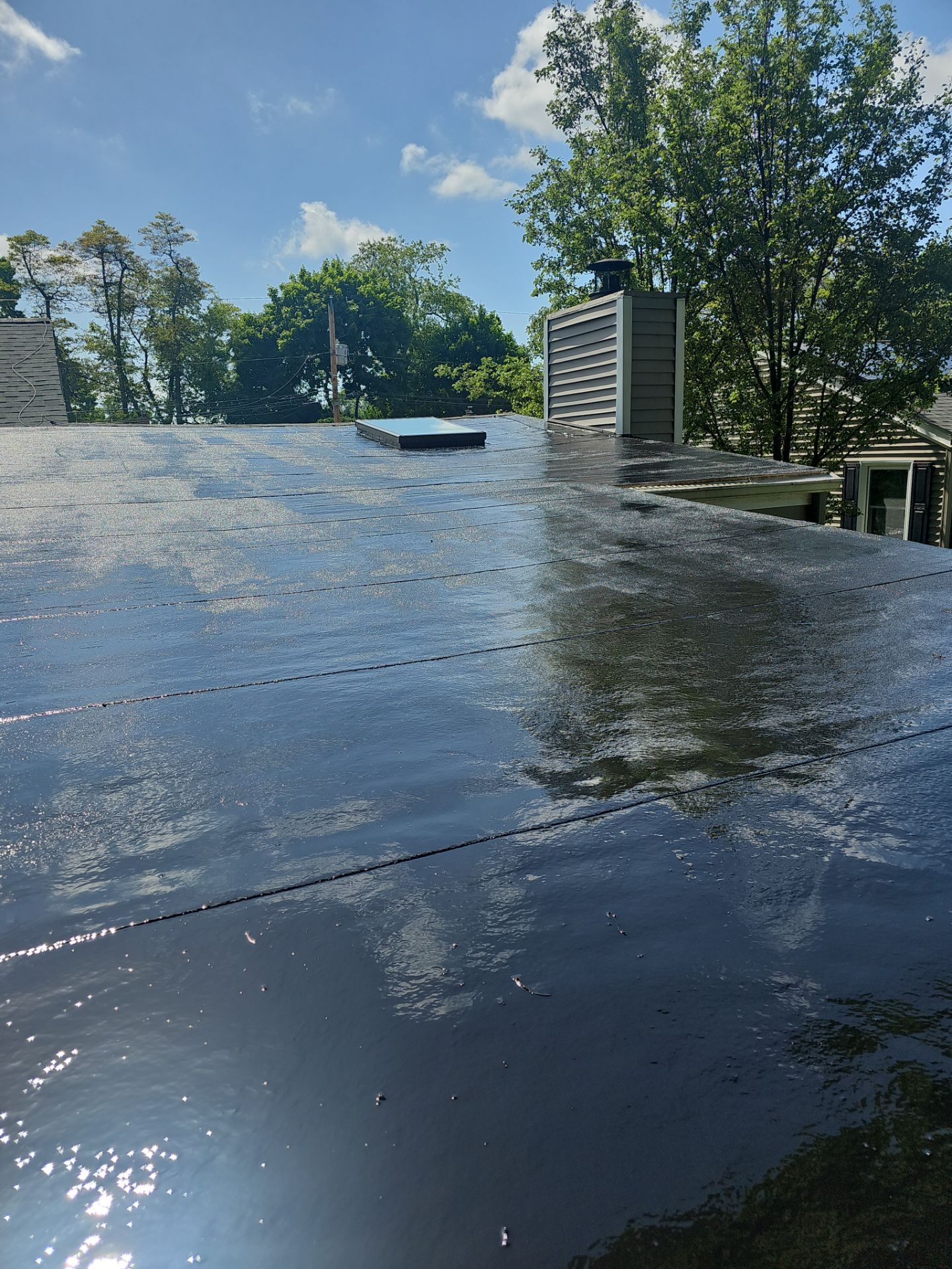 Residential Roofing Installation using Owens Corning Duration Onyx Black by A Plus Exterior