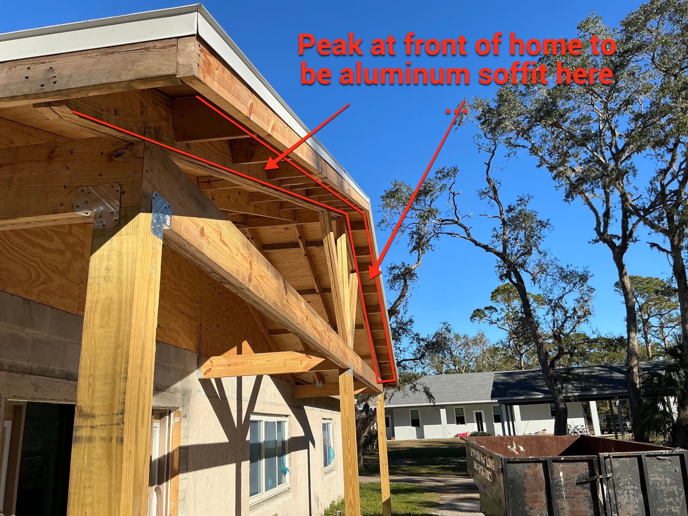 White Aluminum Soffit and Fascia Project in Bradenton FL by Gutter Professors