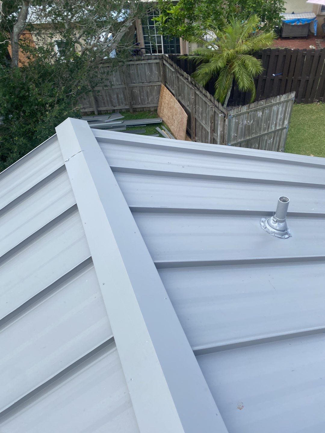 Dove Gray Standing Seam Metal Roof Replacement – Pembroke Pines, FL by ASP SuperHome