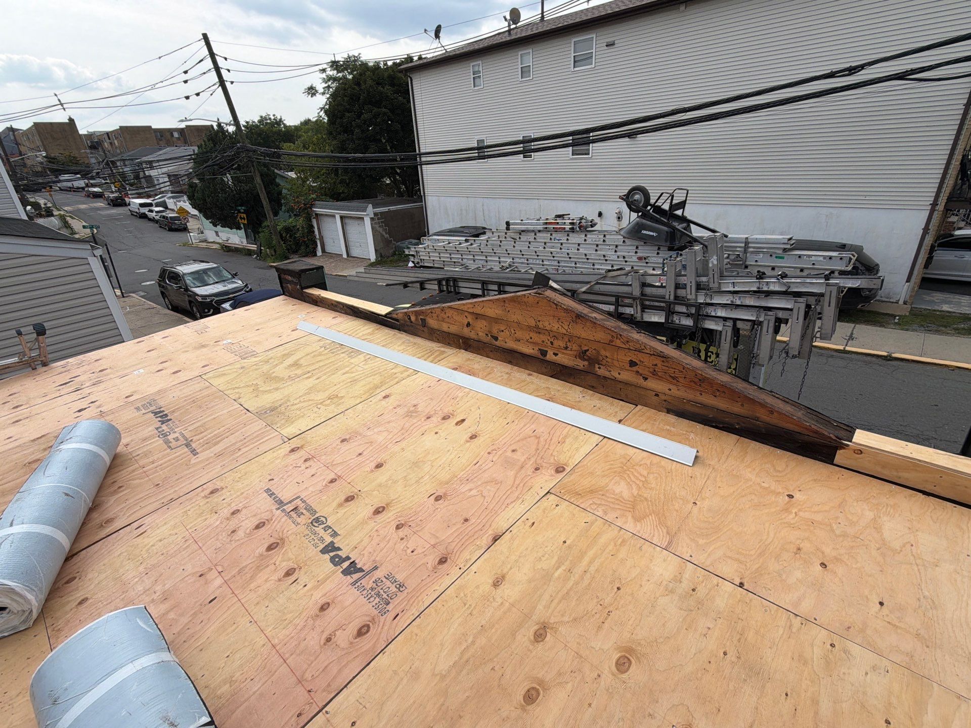 Flat Roof Membrane Installation and Decking Repair in North Bergen by REVIXPRO