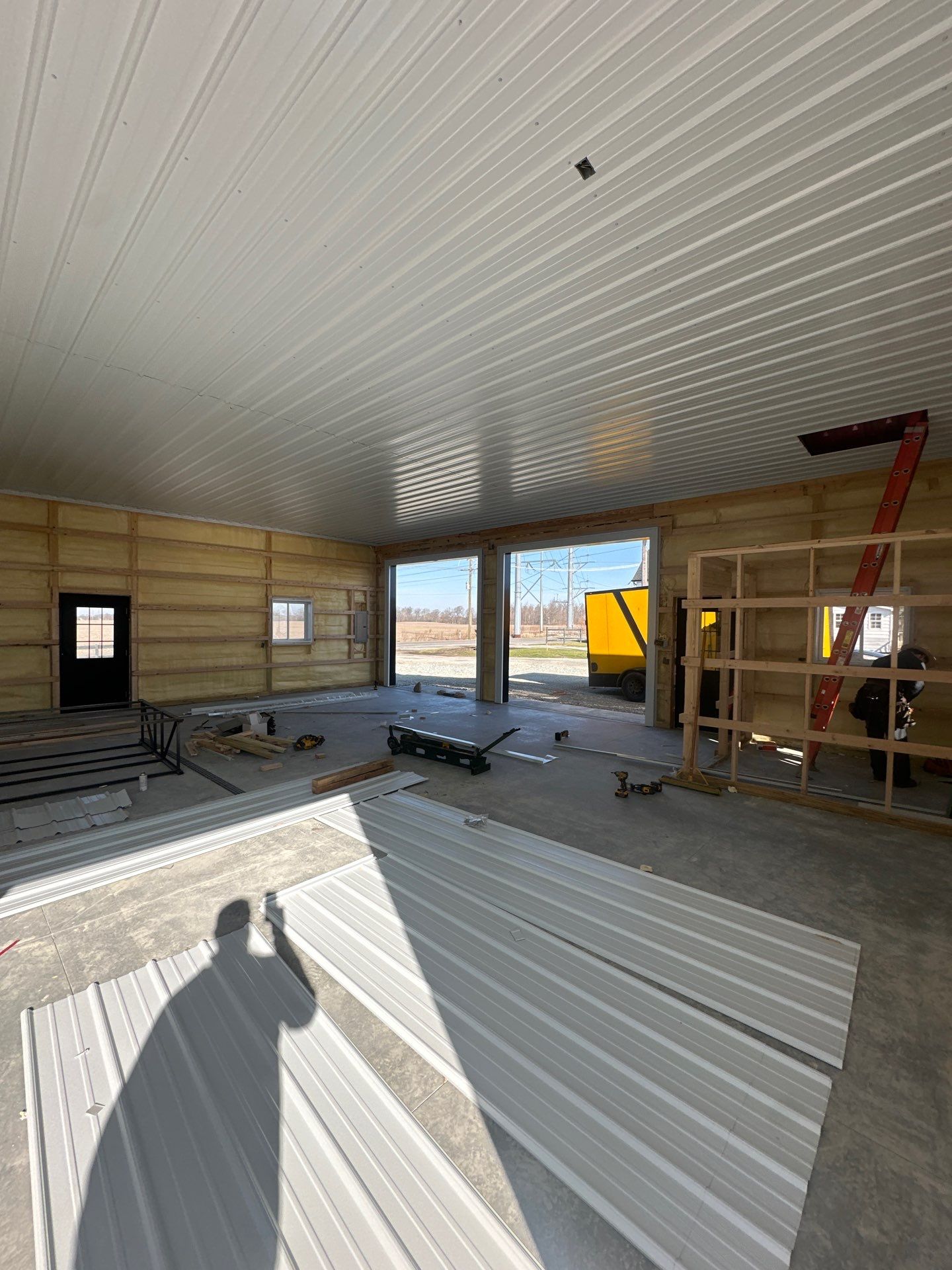 40'x40'x12' Garage by The Barn Builders 
