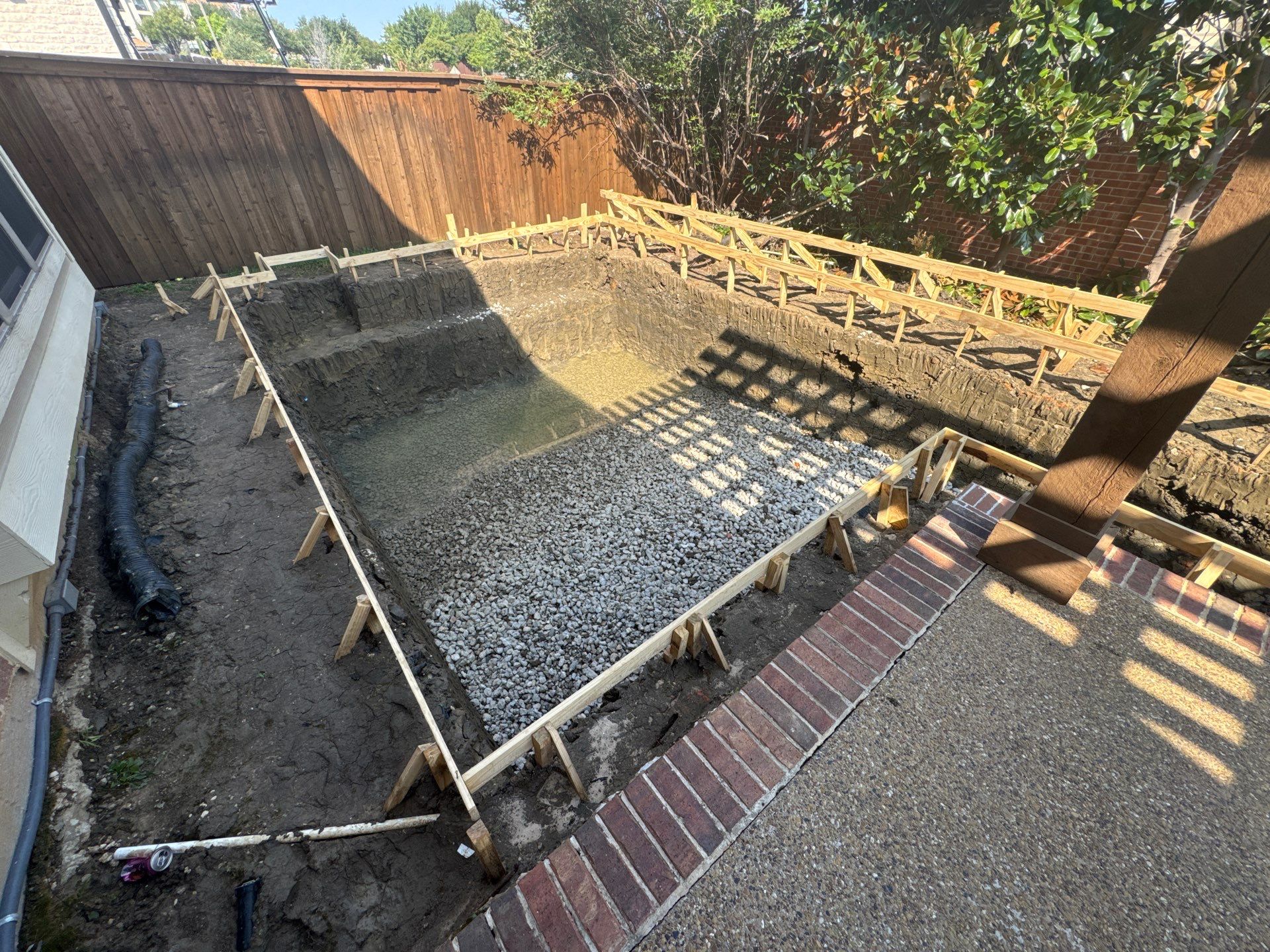 Pool with Paver Patio by Pinnacle Pools and Spas - DFW