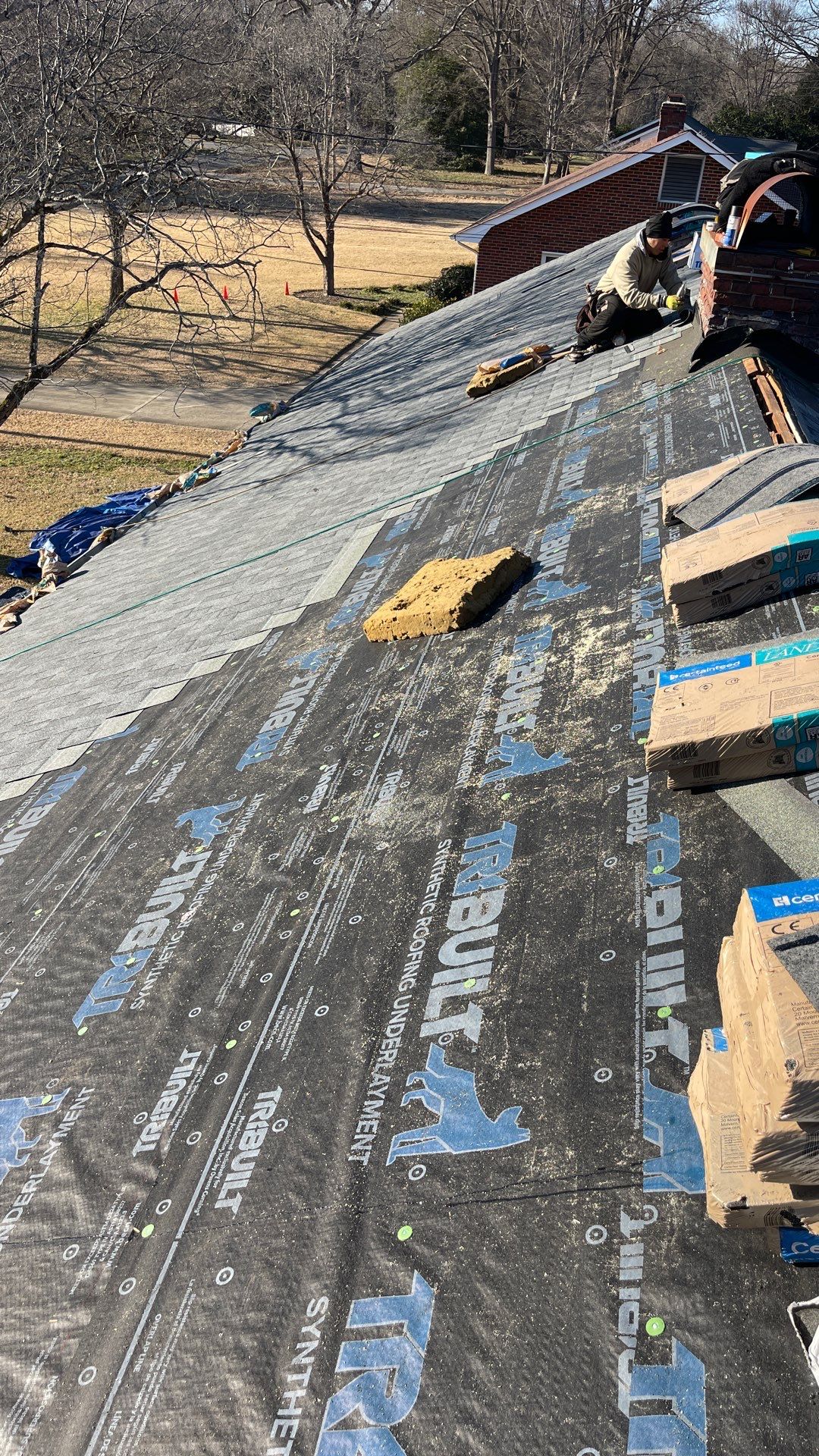Roof replacement by hail damage  by Just Brilliant Restoration JBR