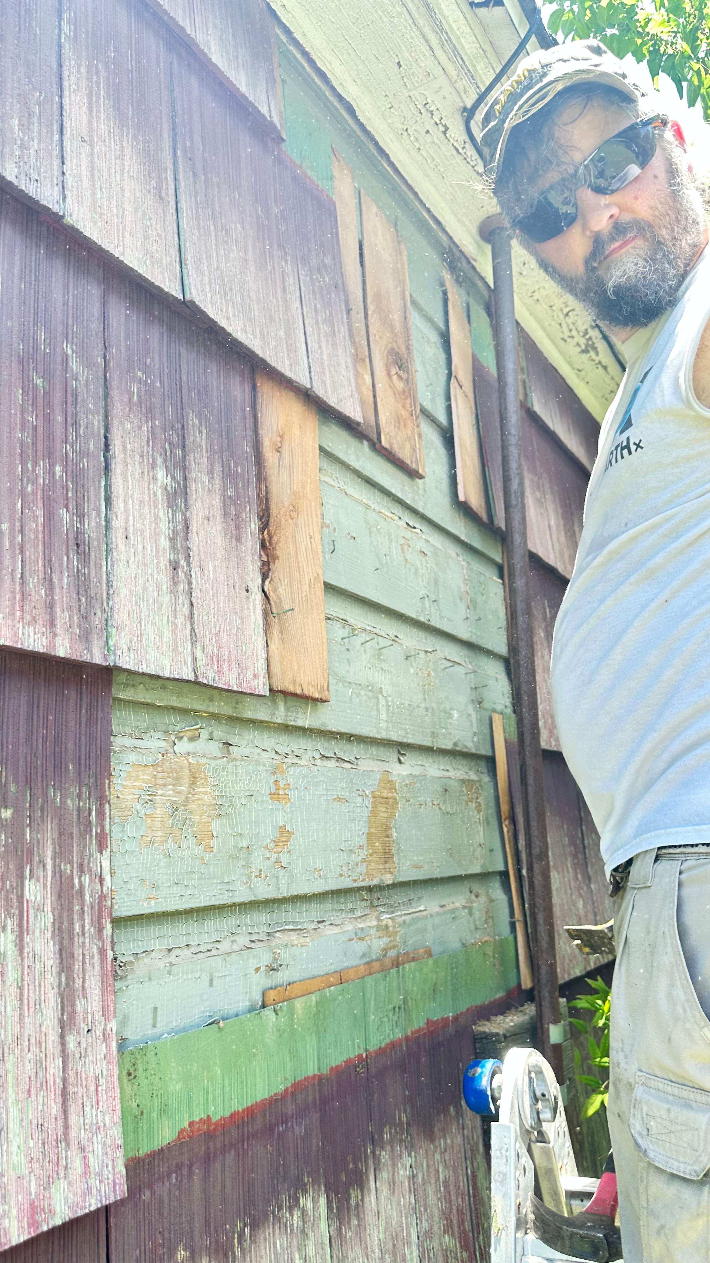 Behind Siding by Rockwall Honey Bee Company