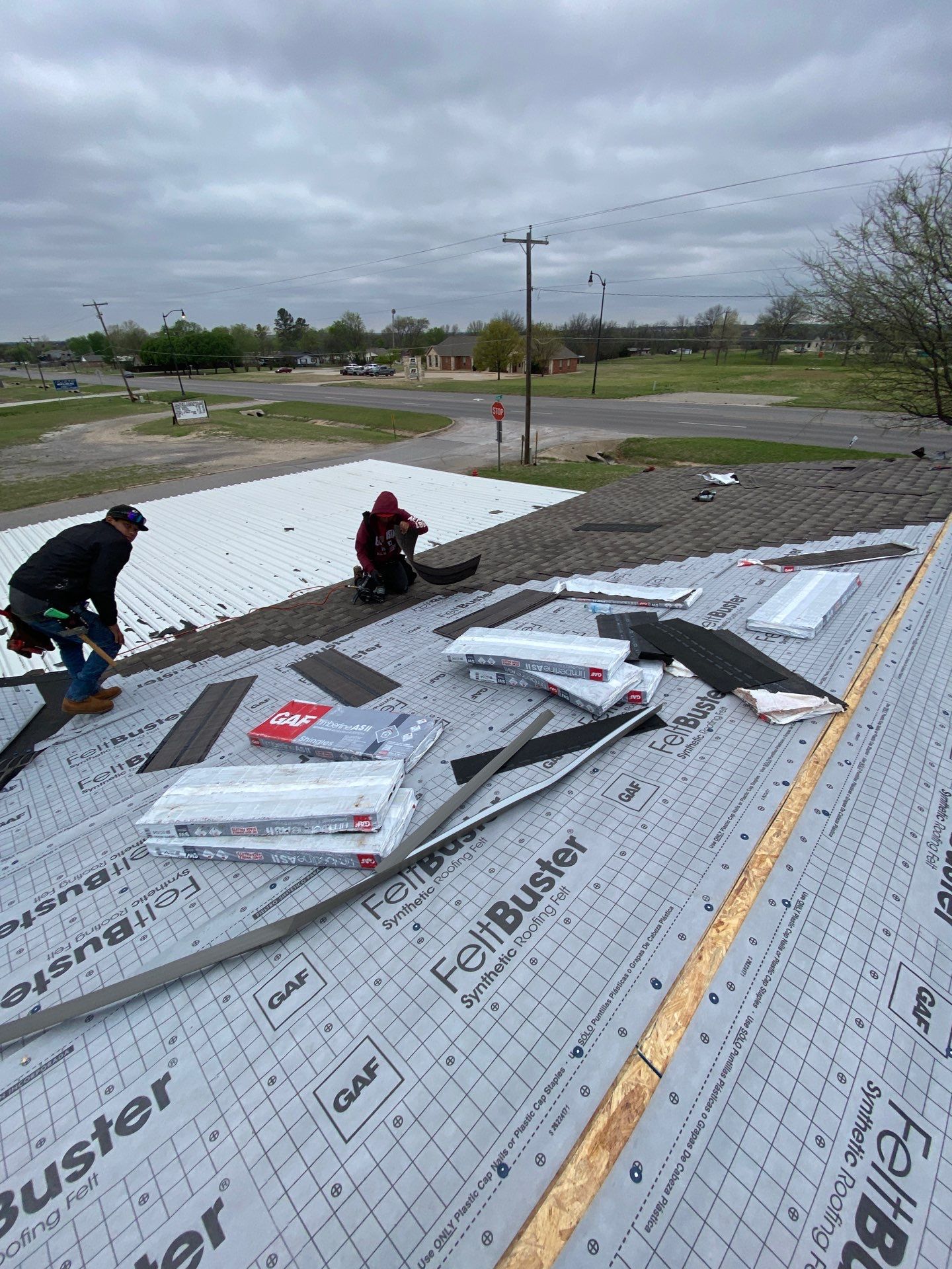 GAF Class 4 Impact Resistant Shingle Roof Replacement in Davis, OK by BANA Roofing and Solar Supply