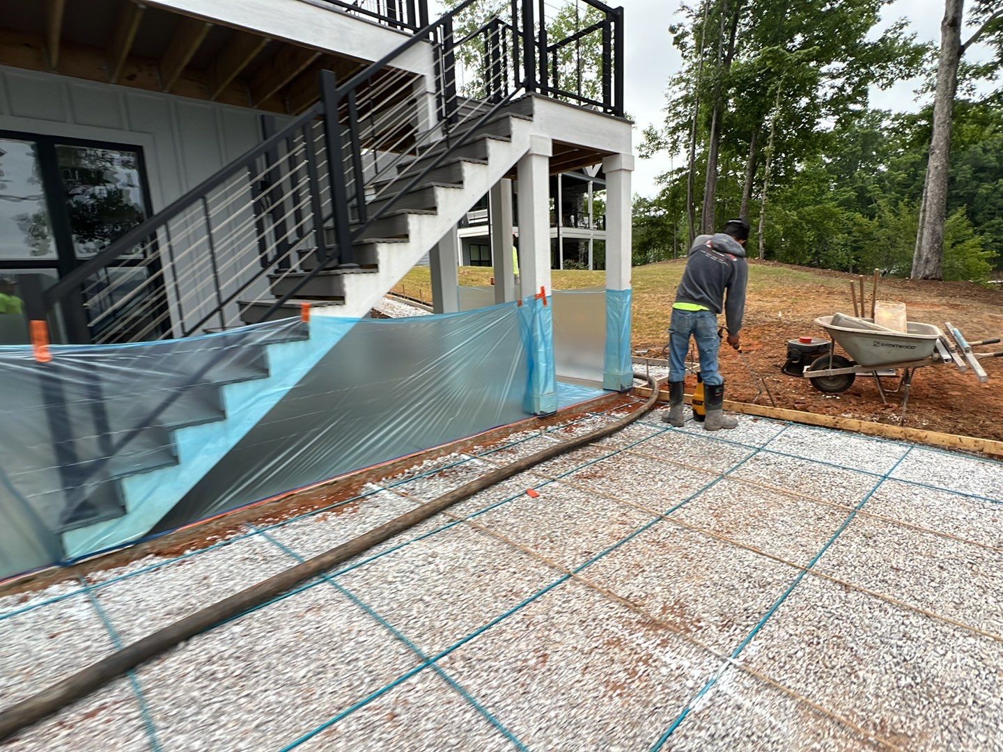 Stamped Concrete Patio by Xtreme Concrete Services