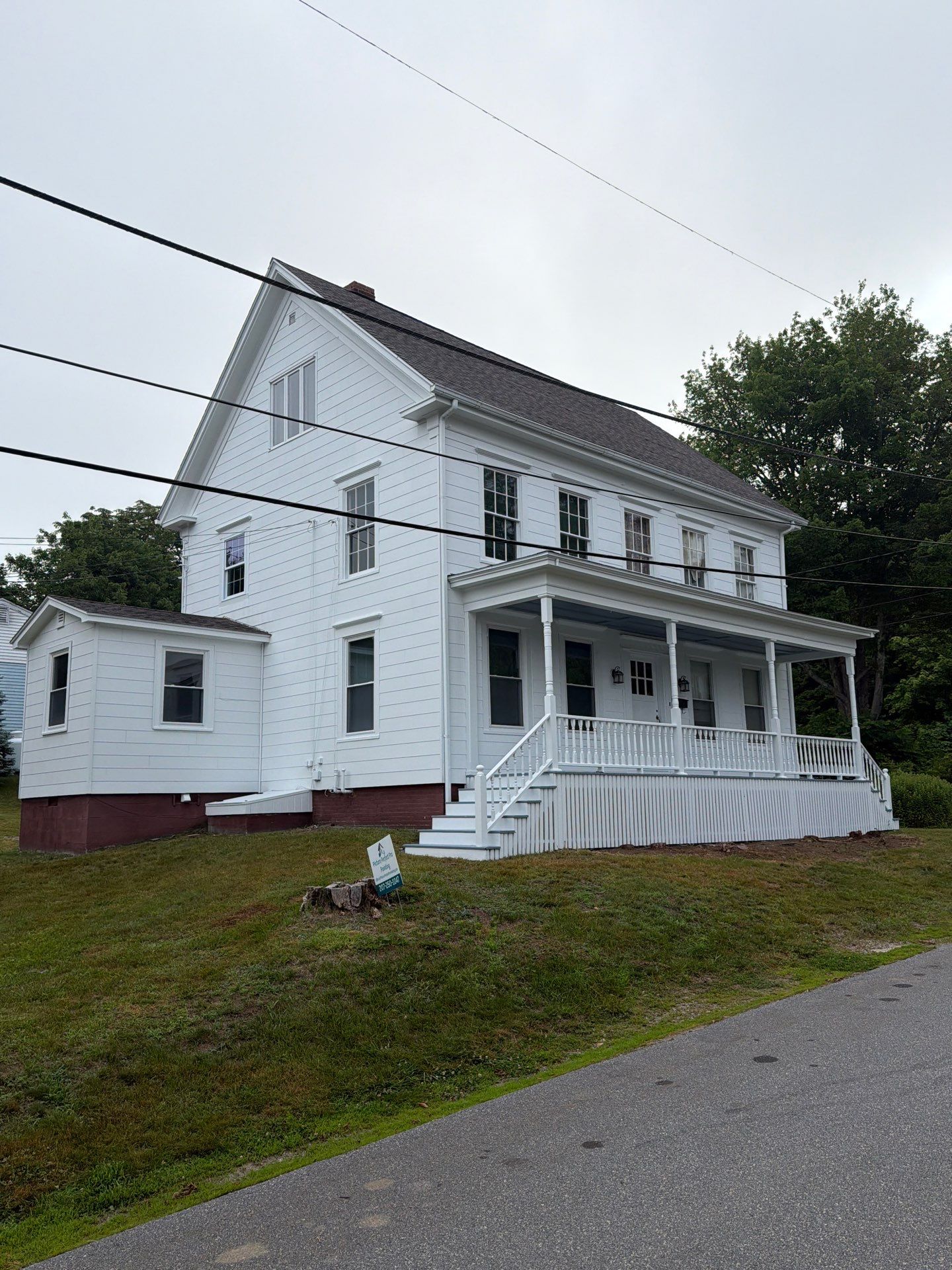 Full Exterior Painting and Porch Restoration in Boothbay Harbor by Picture Perfect Pro Painting