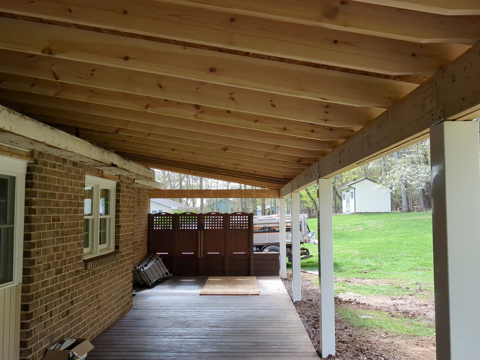 GAF Timberline Shingle Replacement and Porch Roof Construction in Tower City by Esh Builders