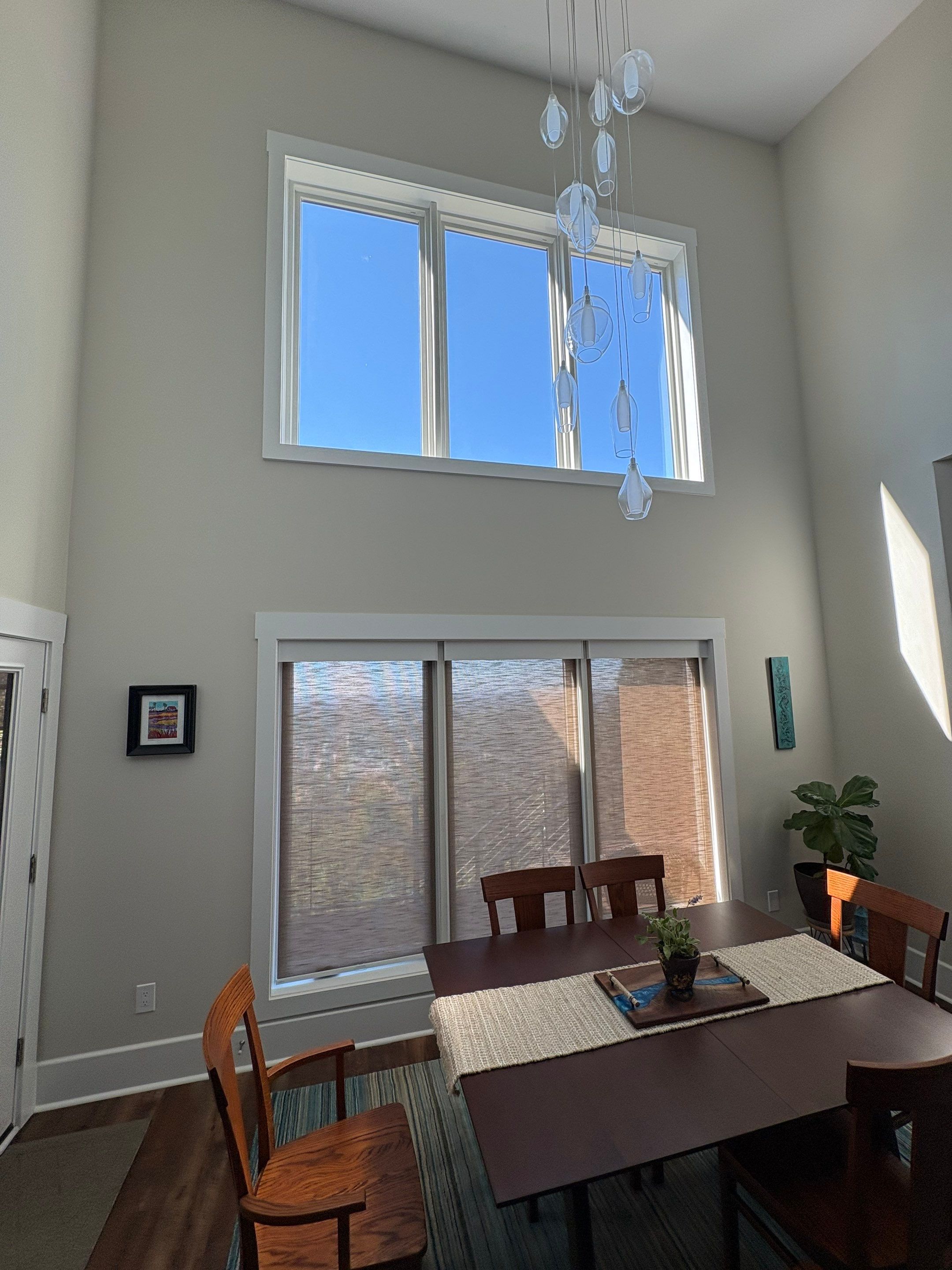 Solar Screen Roller Shade Project in Huntsville by Blinds and Borders