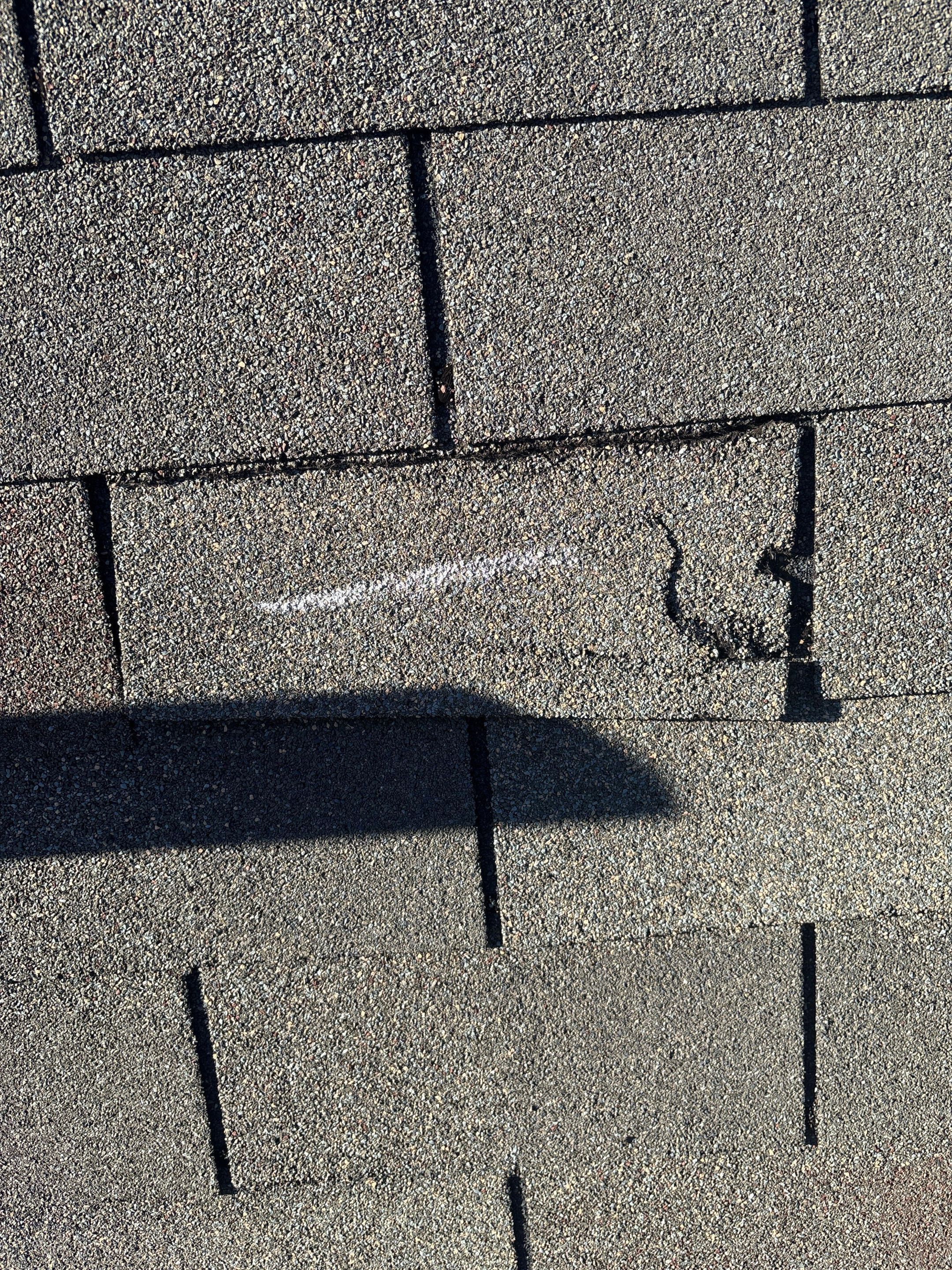 Wind damamge  by Deerfield Roofing LLC