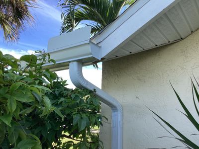 Before & After Gutter Upgrade Project in Fort Myers 