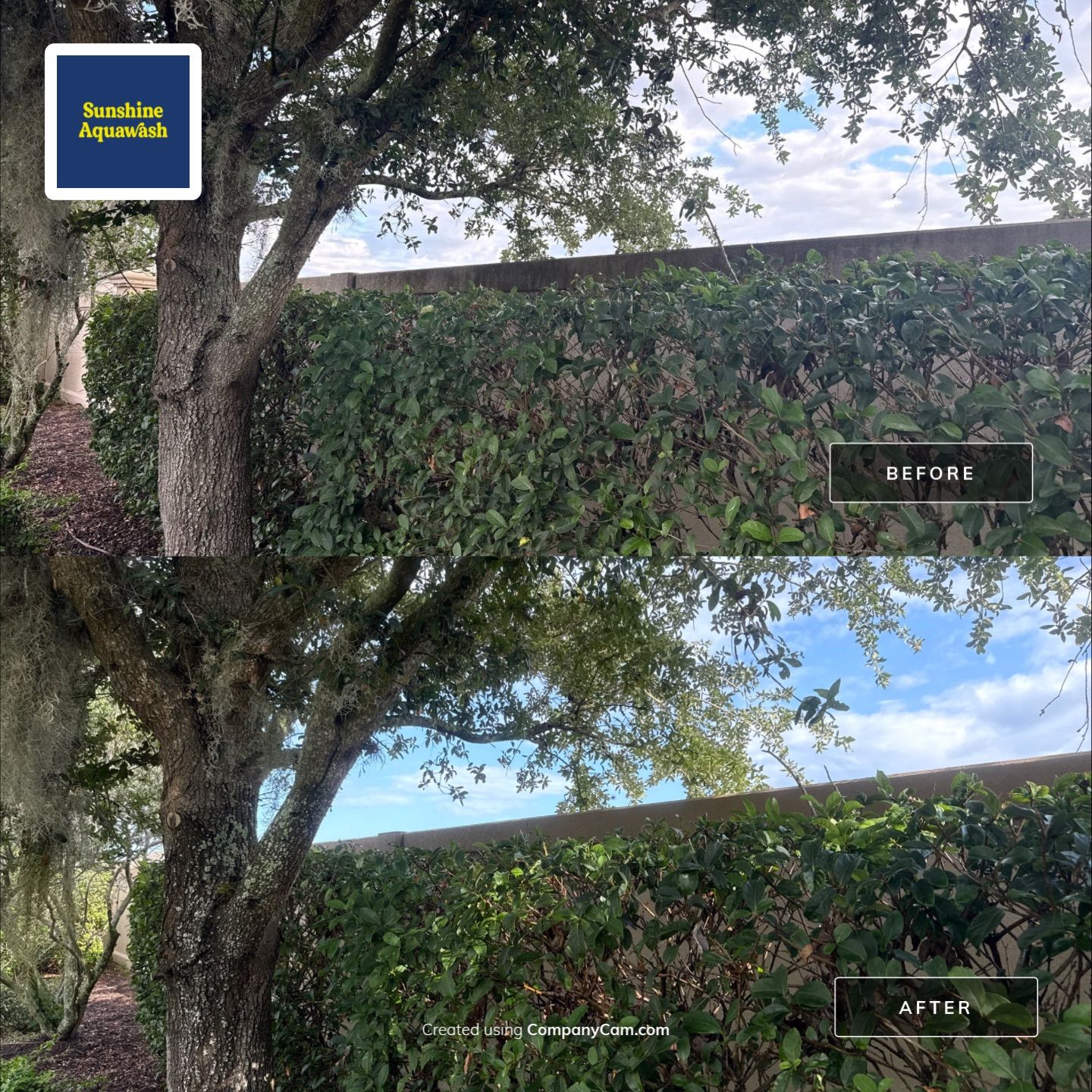 HOA Perimeter Wall & Monument Sign Cleaning – Willow Walk, Palmetto, FL 34221 by Sunshine AquaWash