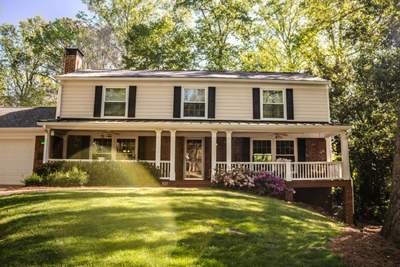 Marietta, GA Siding and Rotten Wood Replacement using James Hardie Siding