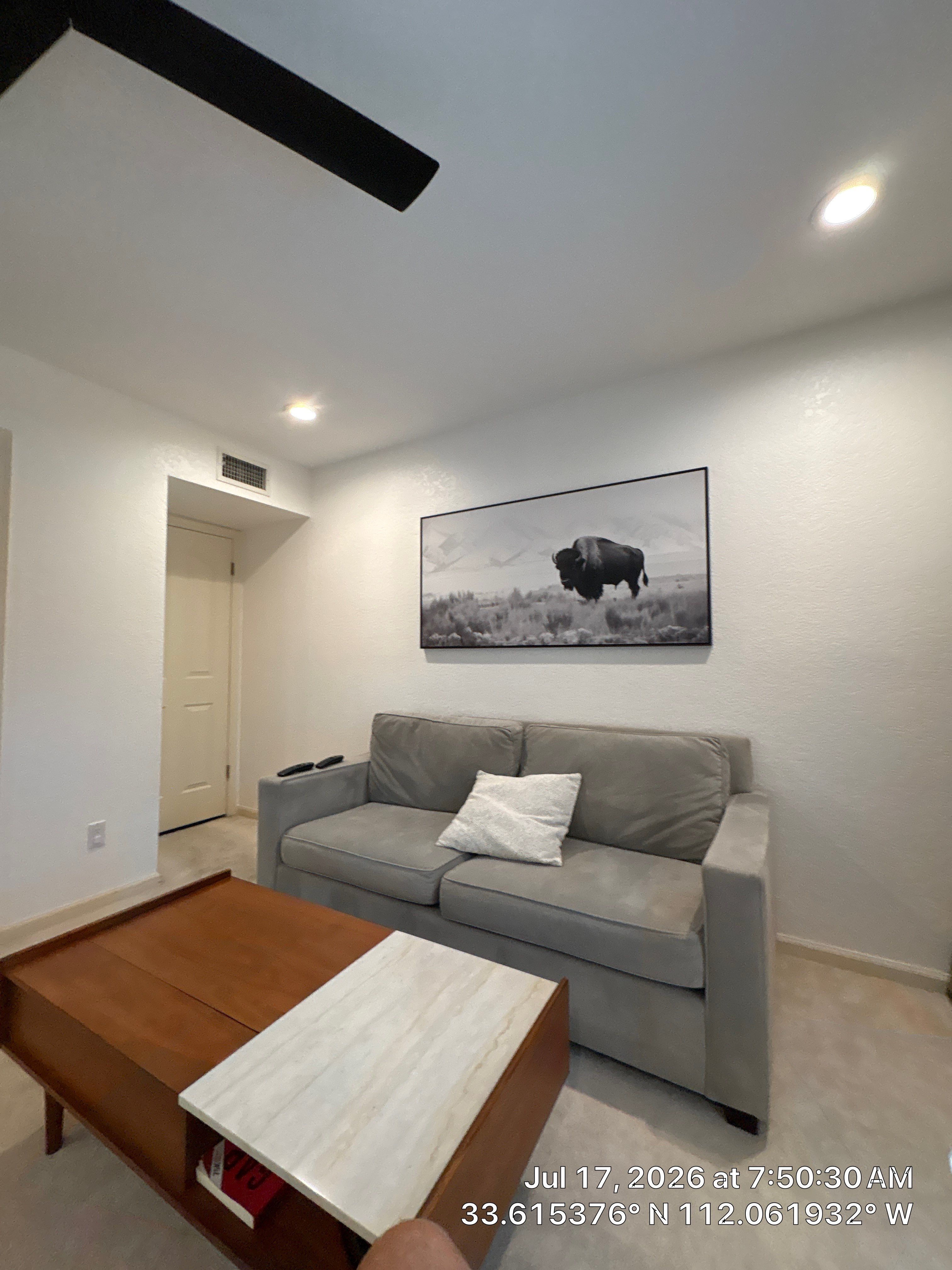 Custom Home Office and Multi-Media Room Renovation in Phoenix by CompanyCam Sales Demo