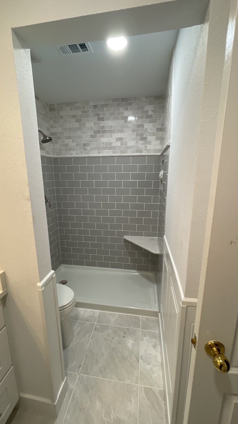 Full Bathroom Remodel by First United Roofing & Construction