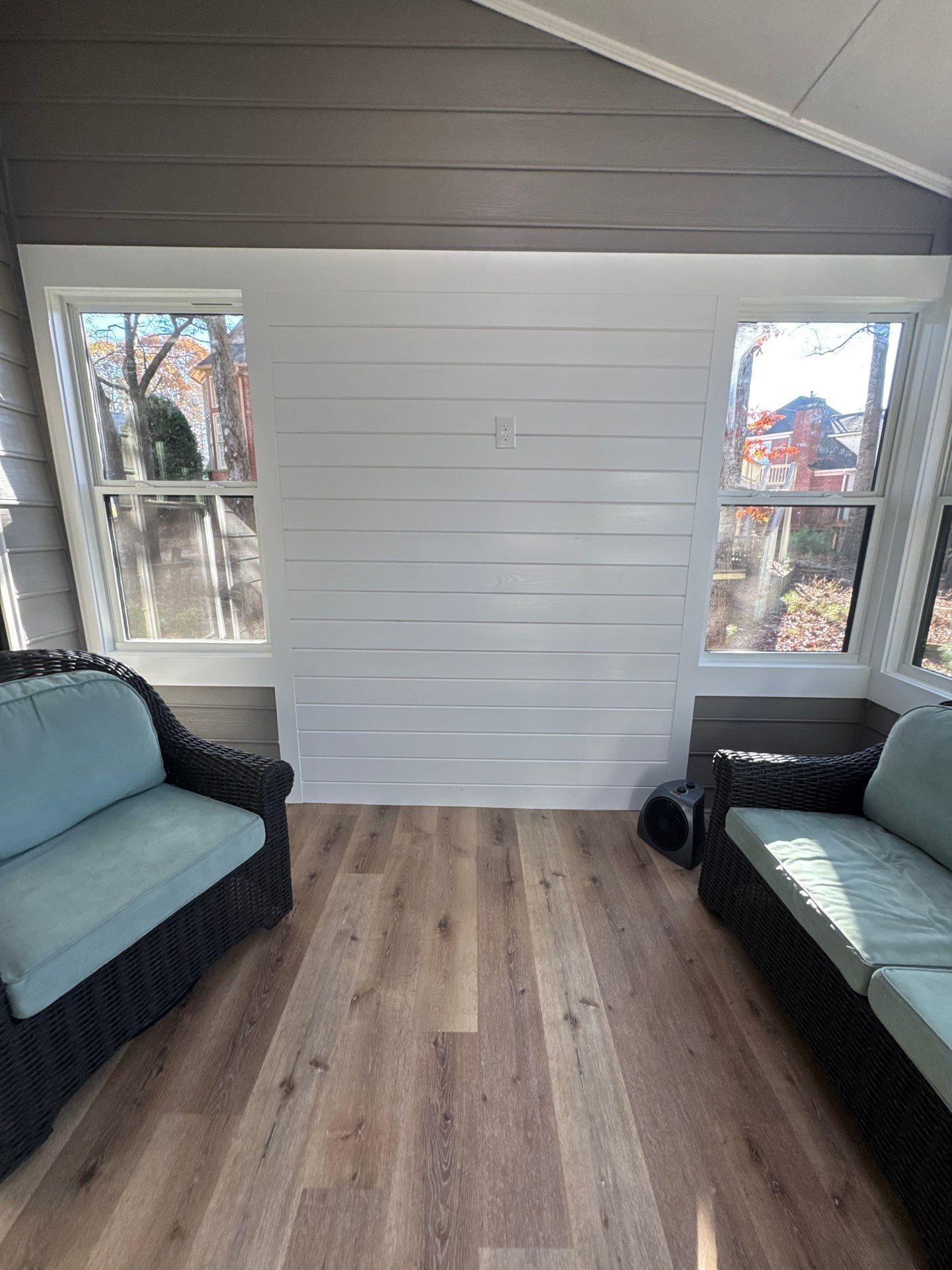 Custom Multi-Level Composite Deck and Sunroom Addition in Suwanee by Swift Home Renovations 