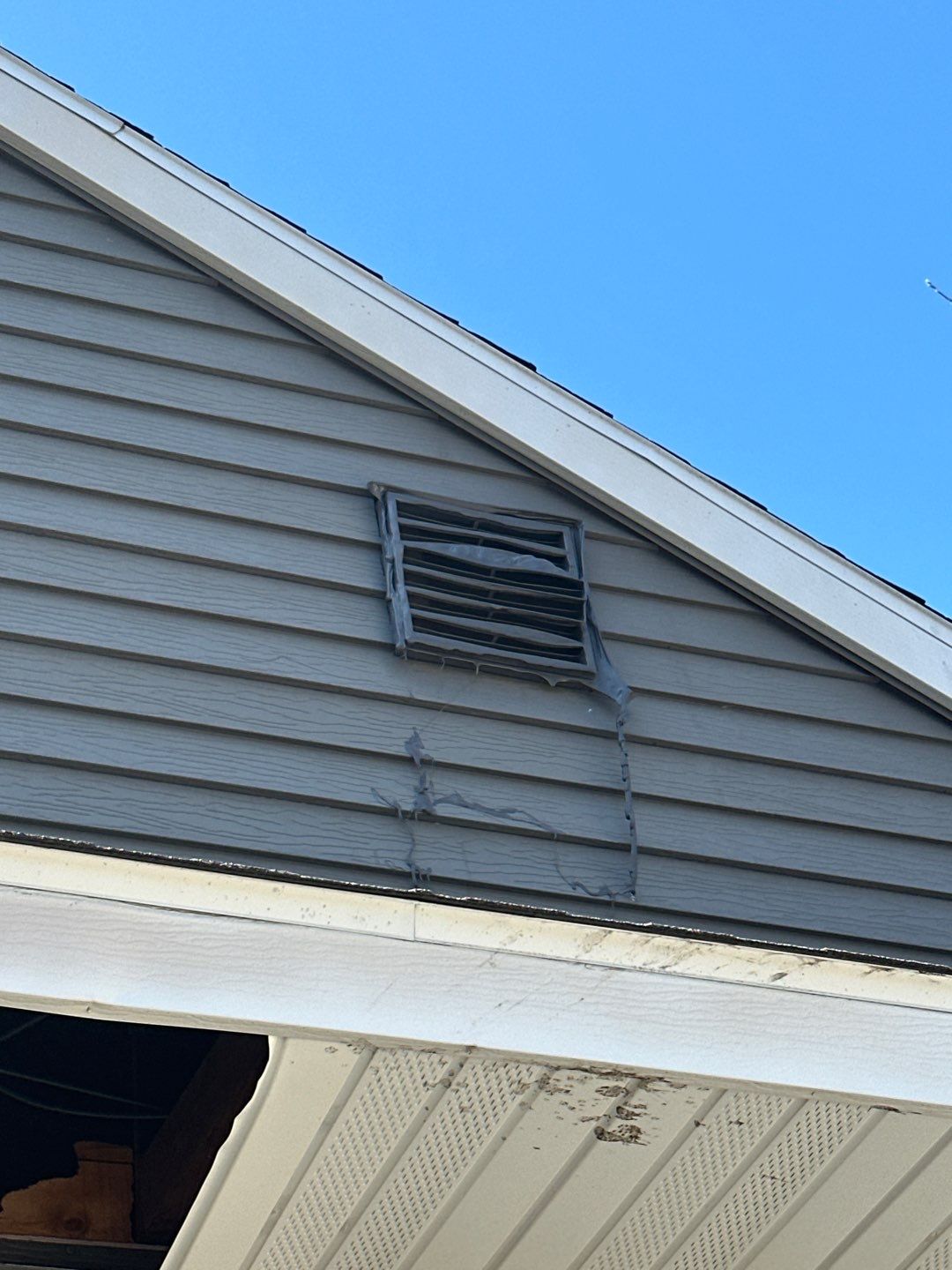 Saint Cloud steel siding fire claim by Koska construction llc
