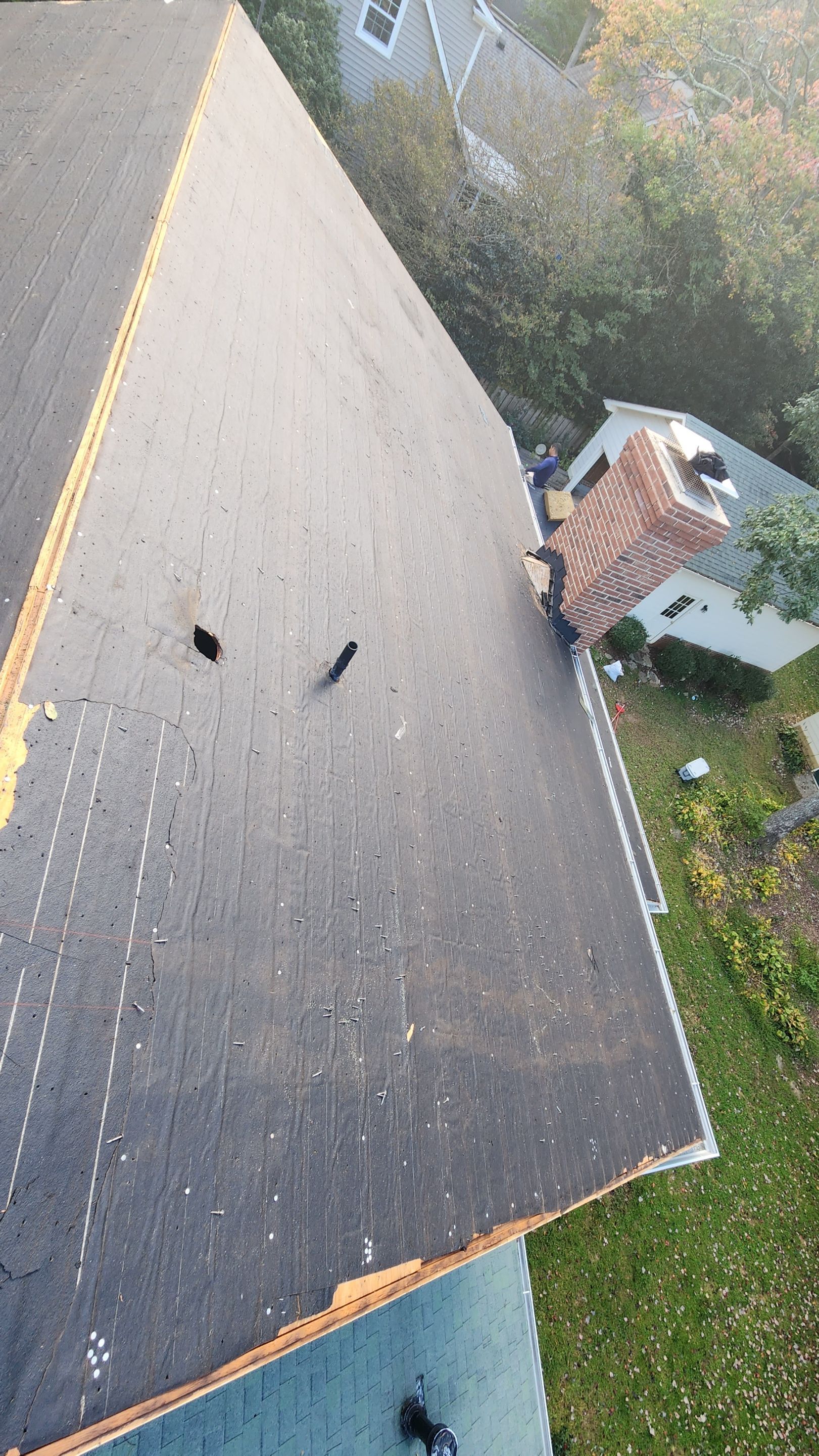 New Roof with Solar Panels by Just In Time Roofing and Restoration