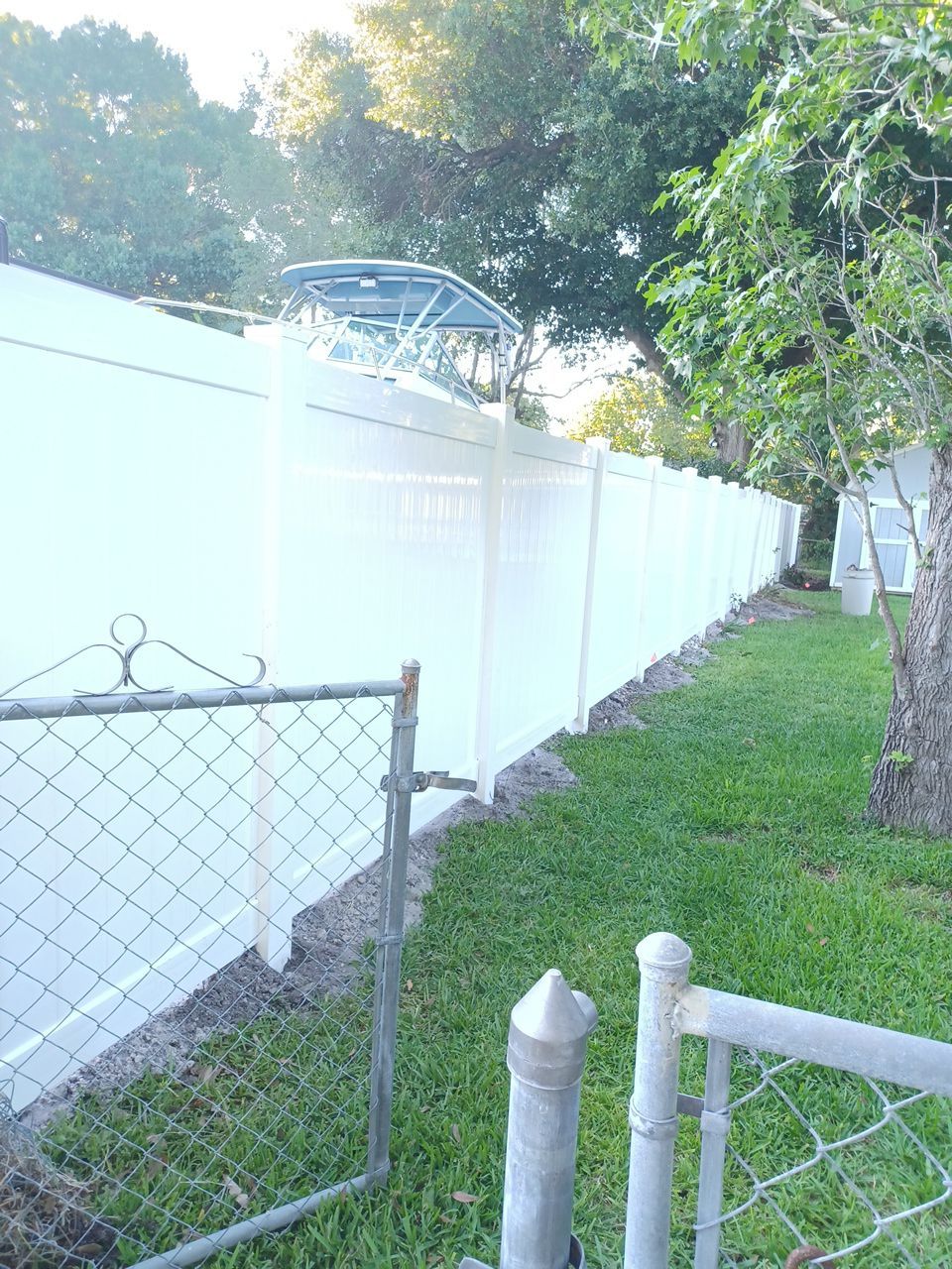 Bradenton, FL 6ft. Tall White Vinyl Privacy Fence  by Asap fence and gates, LLC
