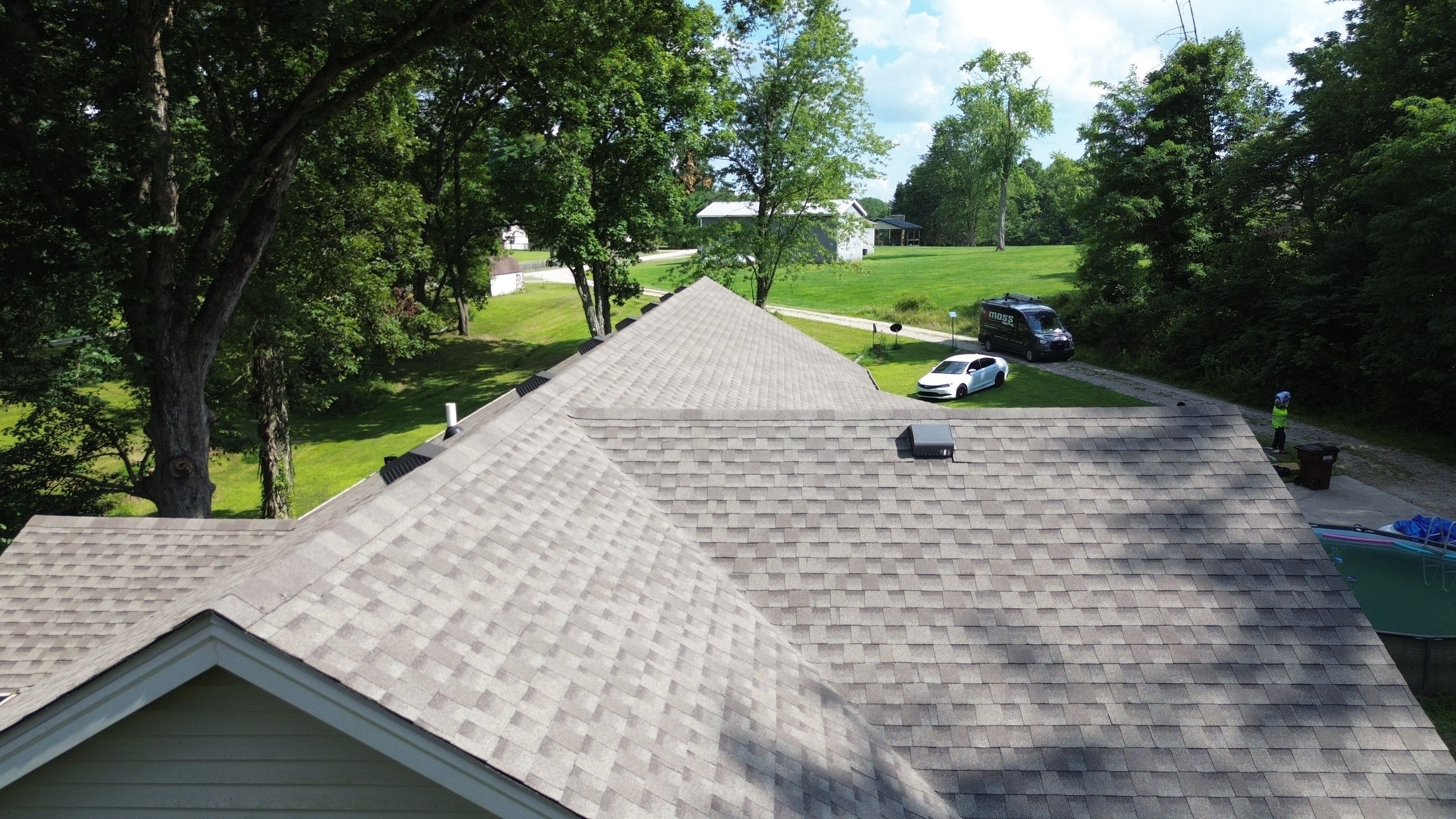 Project in Columbus by Moss Roofing